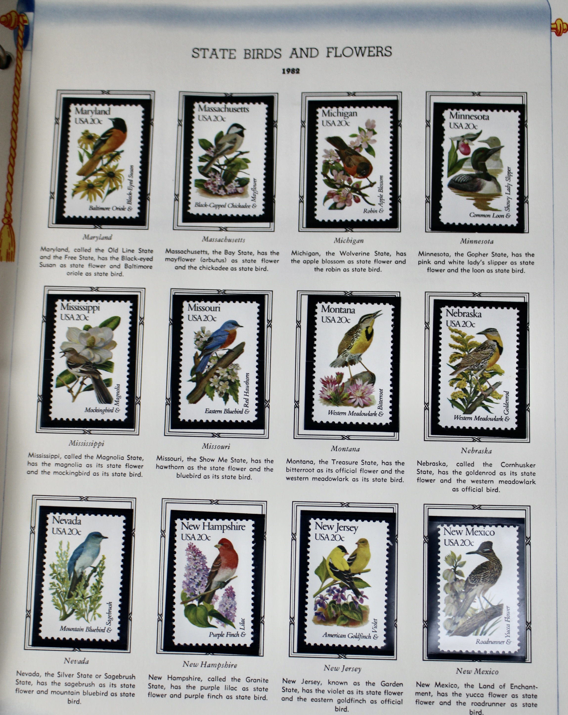 White Ace Commemorative Singles Stamp Collection, 1966 to 1982