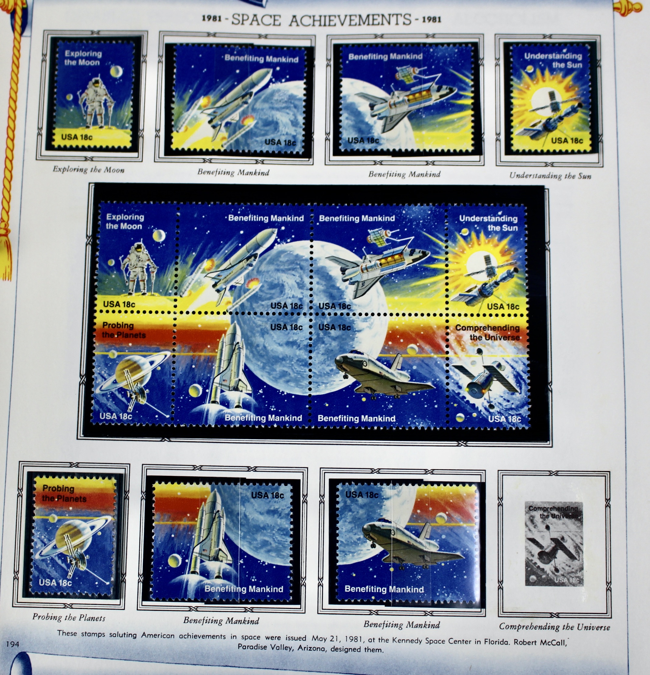 White Ace Commemorative Singles Stamp Collection, 1966 to 1982