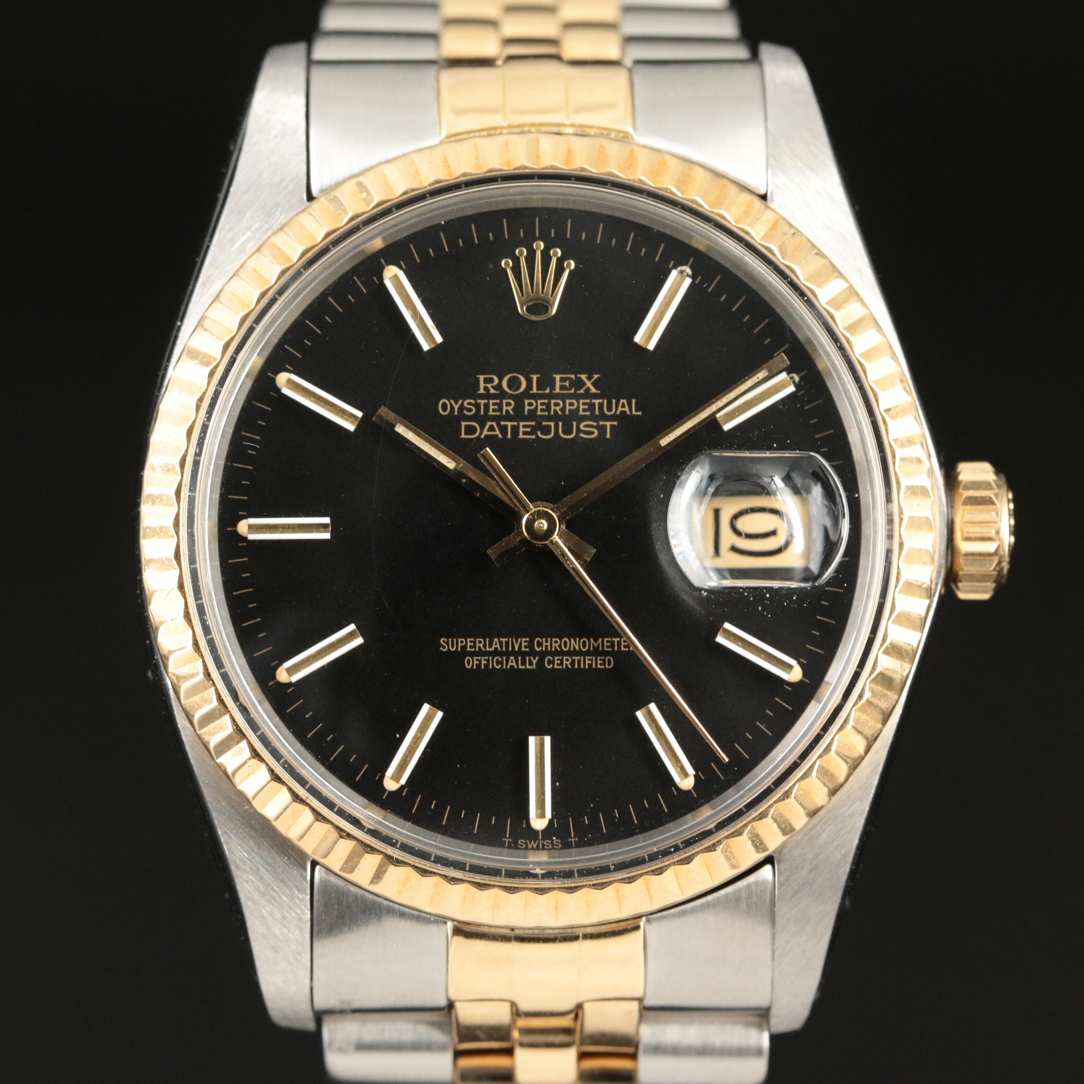 1983 Rolex Oyster Perpetual Datejust Automatic Watch