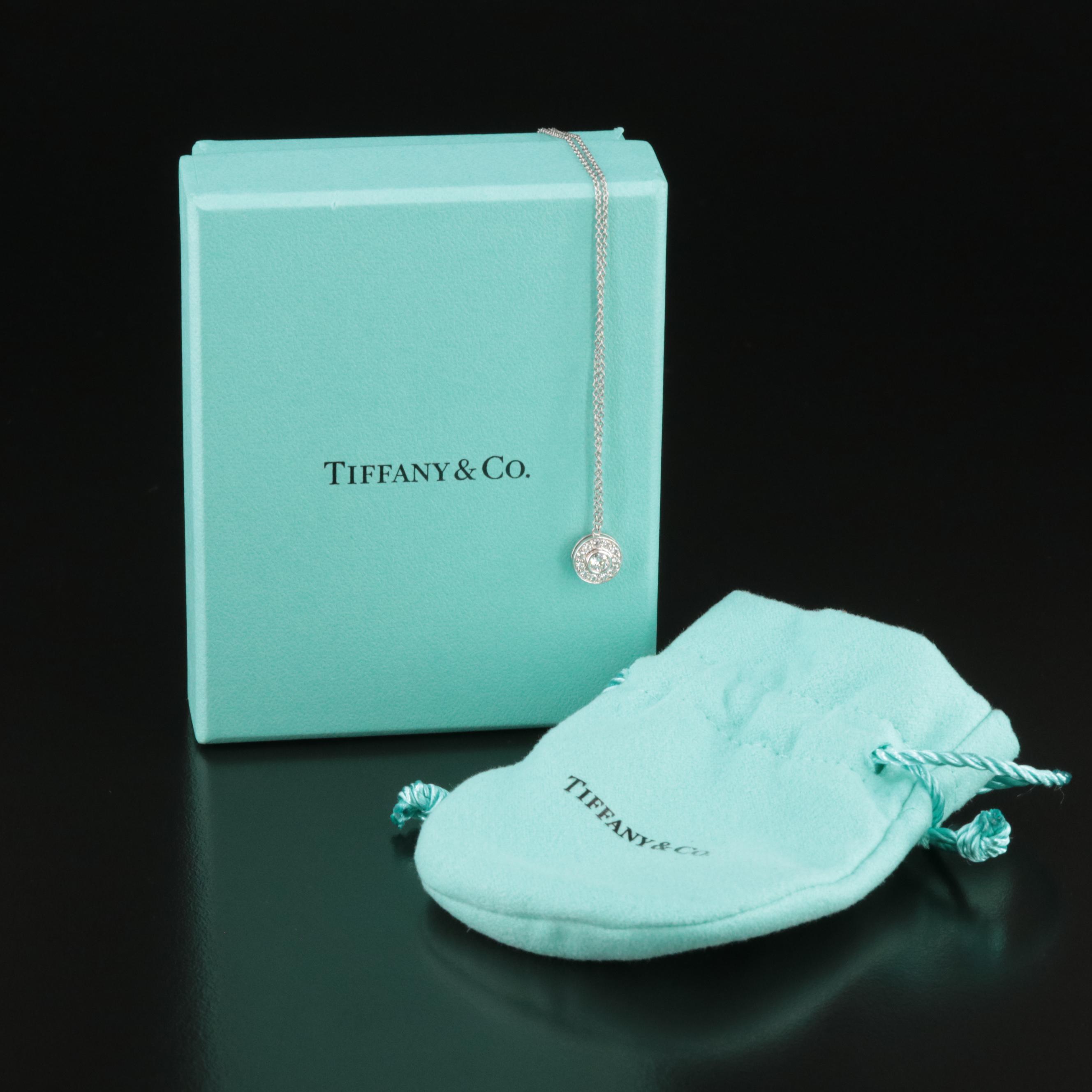 Tiffany & Co. "Soleste" Platinum 0.33 CTW Diamond Necklace