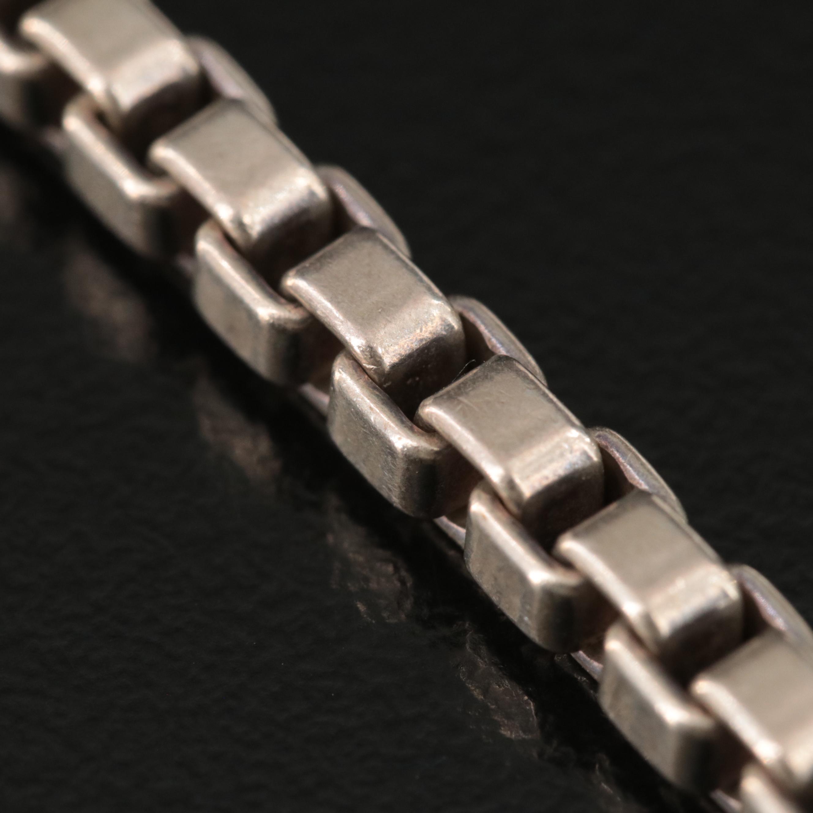 Tiffany & Co. Sterling Venetian Link Chain Bracelet