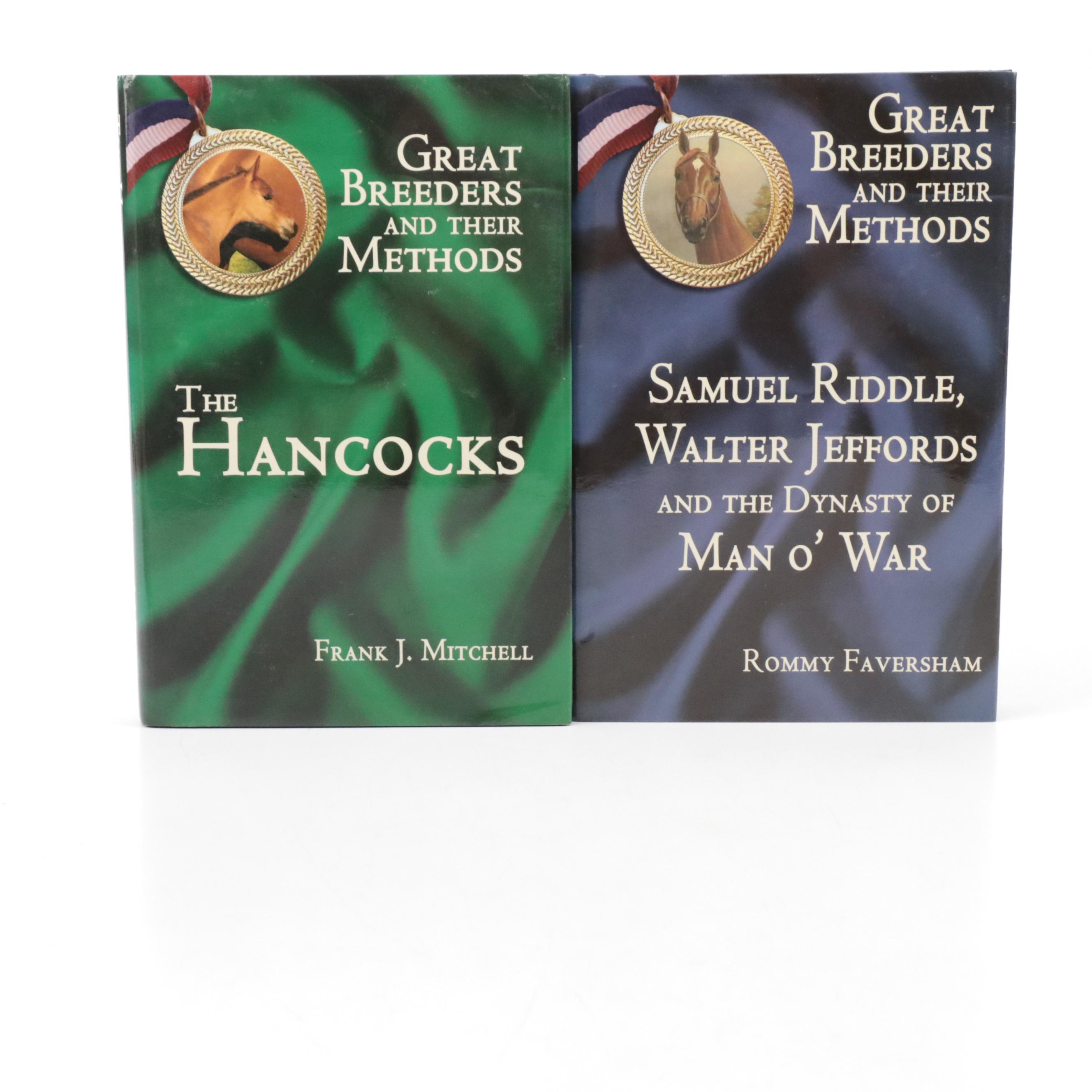 Signed First Edition "Dynasties" by Edward Bowen with Other Equestrian Books