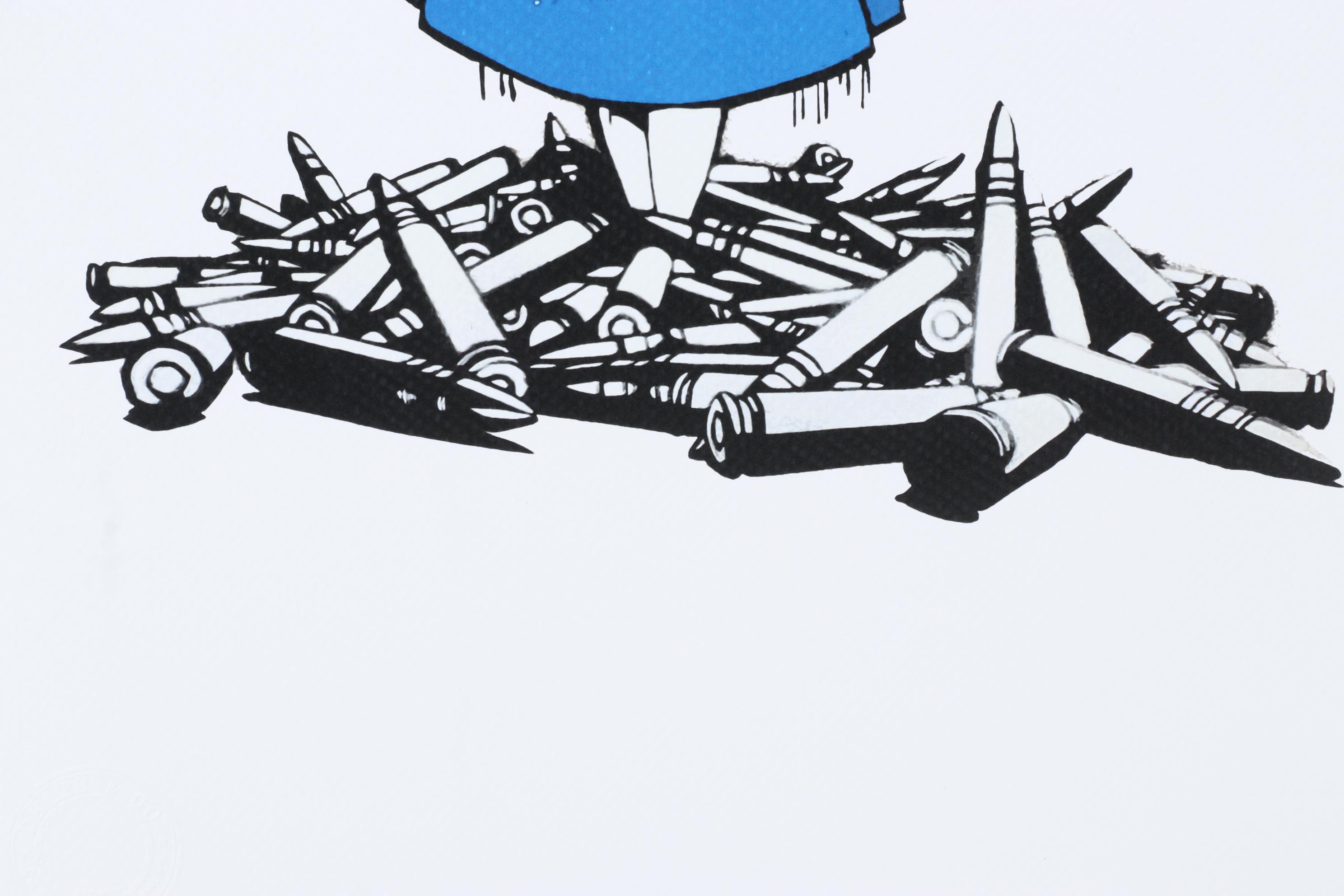 Death NYC Pop Art Graphic Print Featuring Alice in Wonderland, 2023