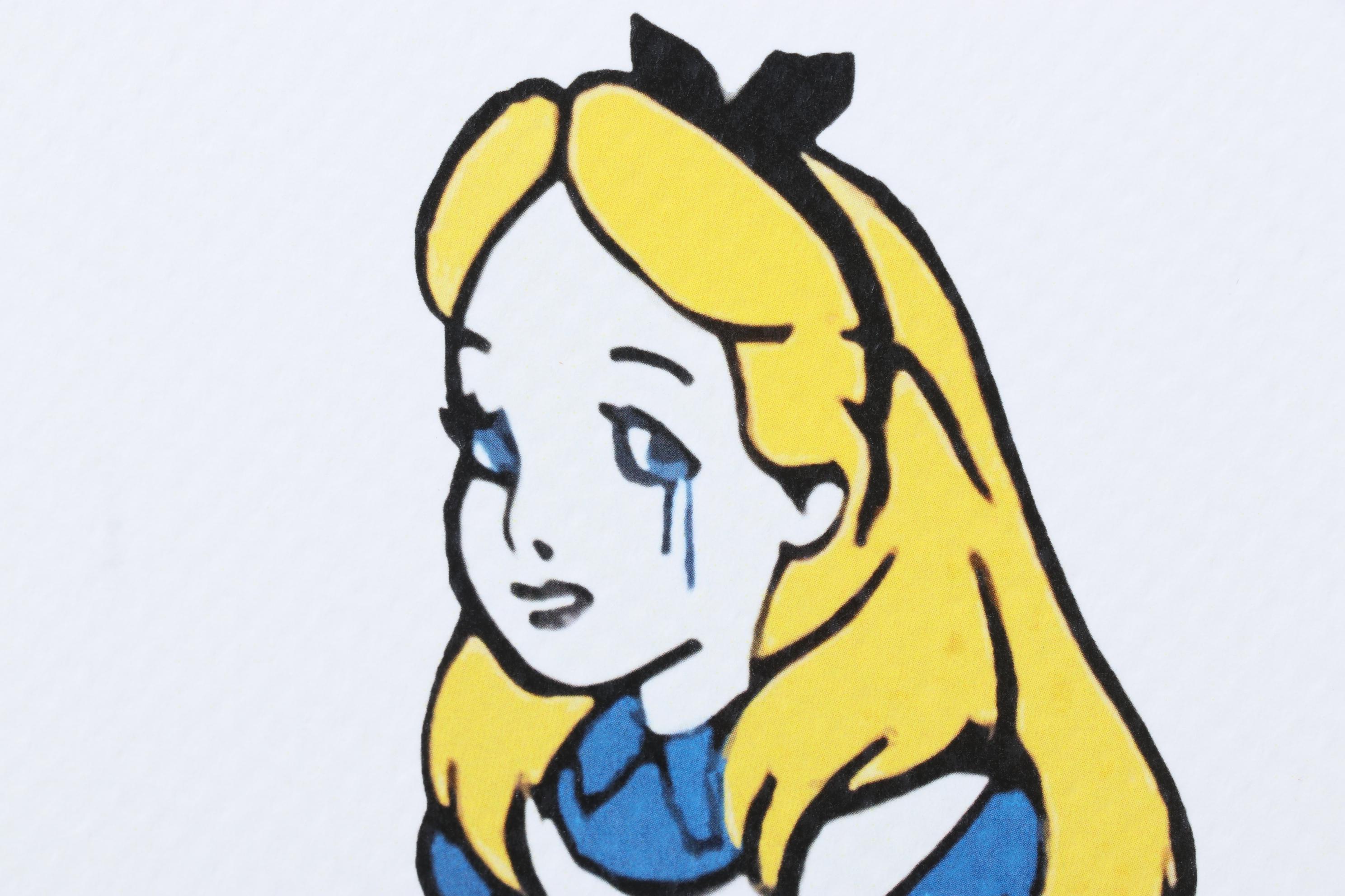 Death NYC Pop Art Graphic Print Featuring Alice in Wonderland, 2023