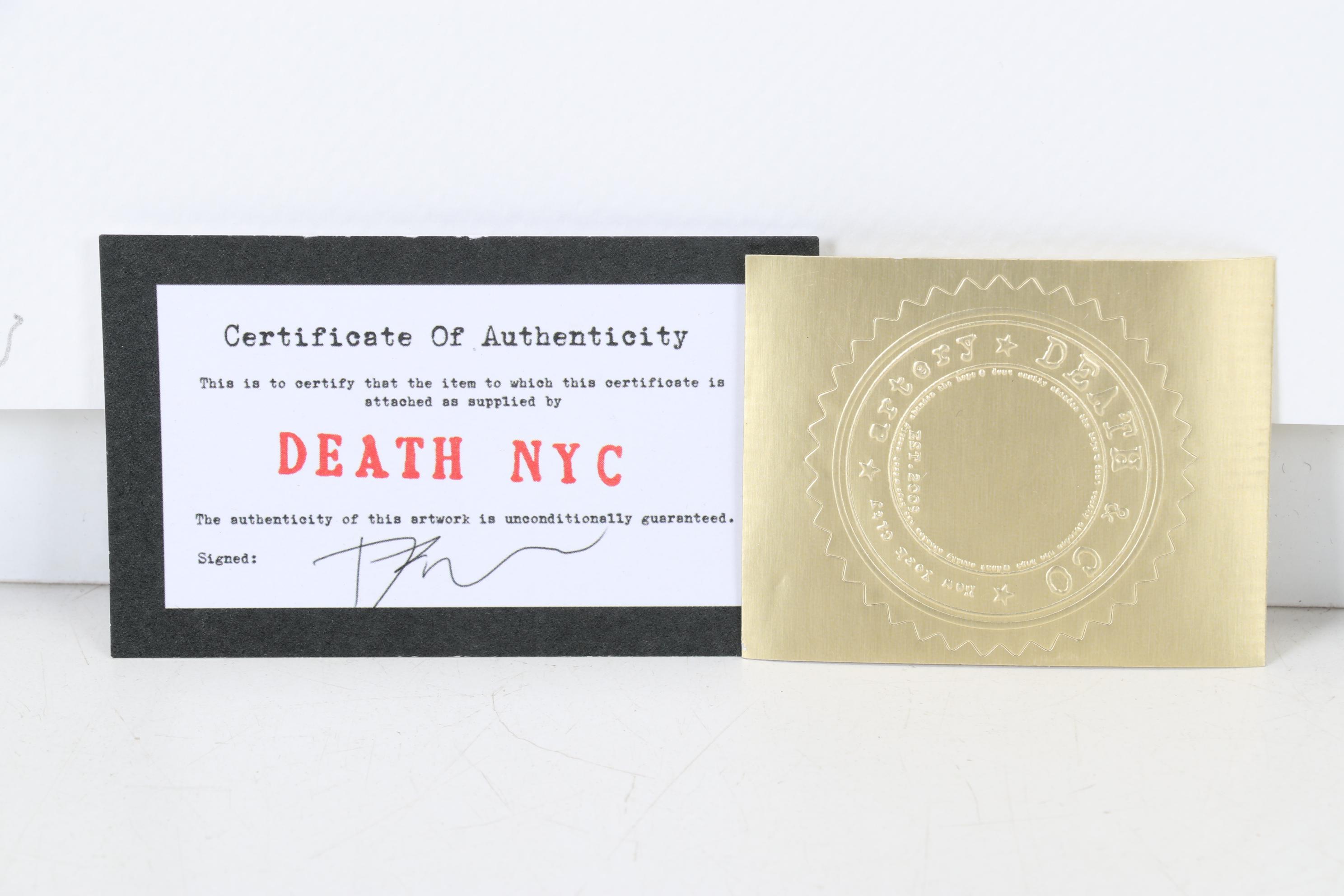 Death NYC Pop Art Graphic Print Featuring Alice in Wonderland, 2023