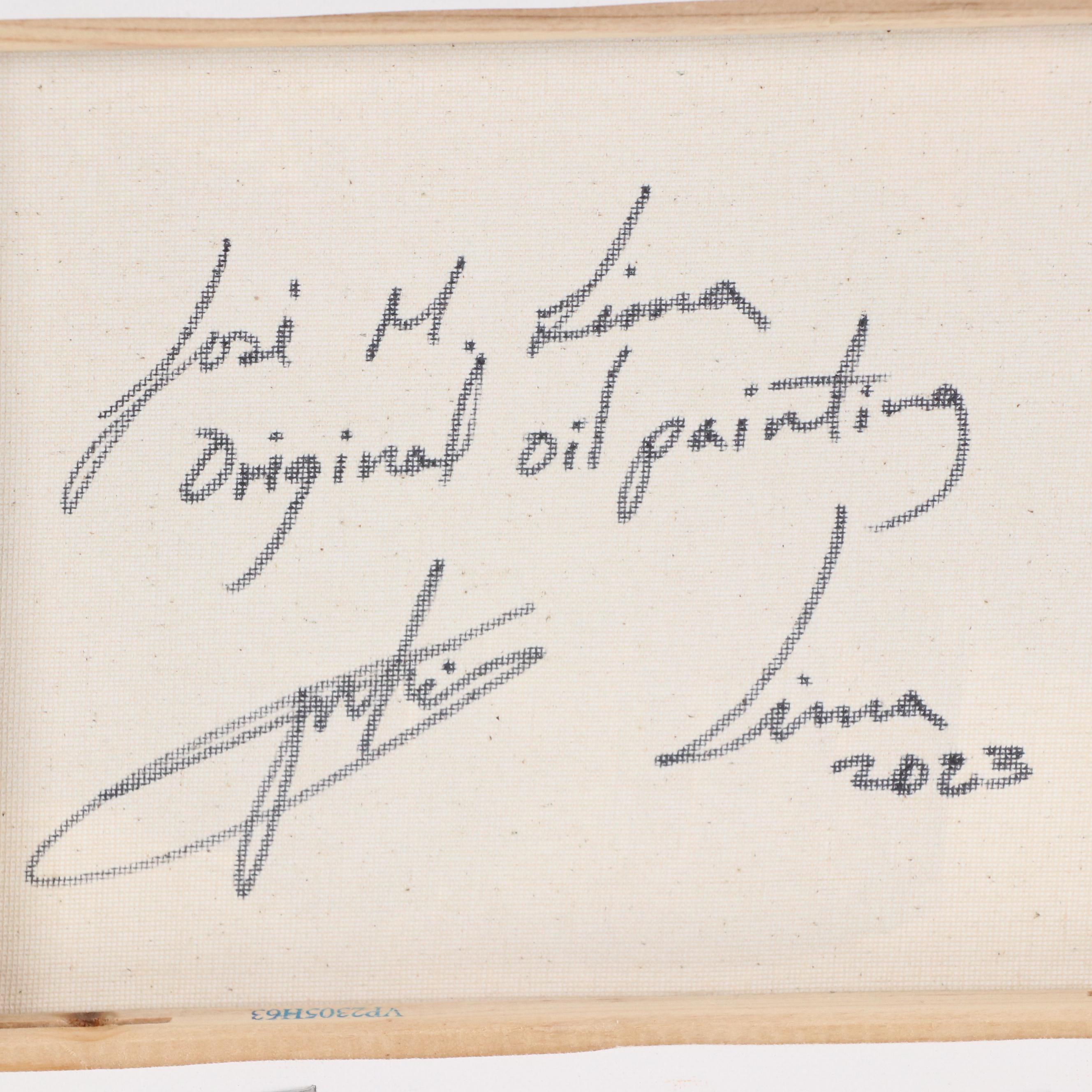 José Lima Floral Still Life Oil Painting, 2023