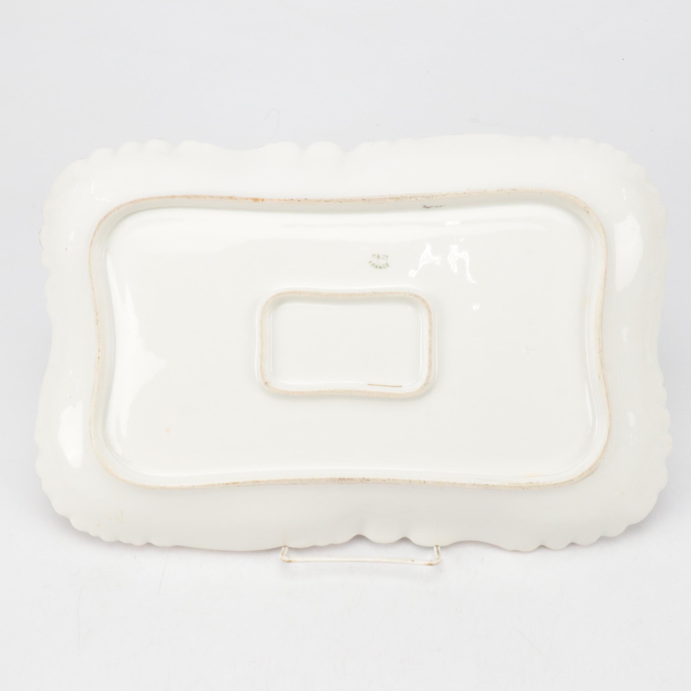 Royal Bayreuth with Limoges and Other Porcelain Bowls and Tableware