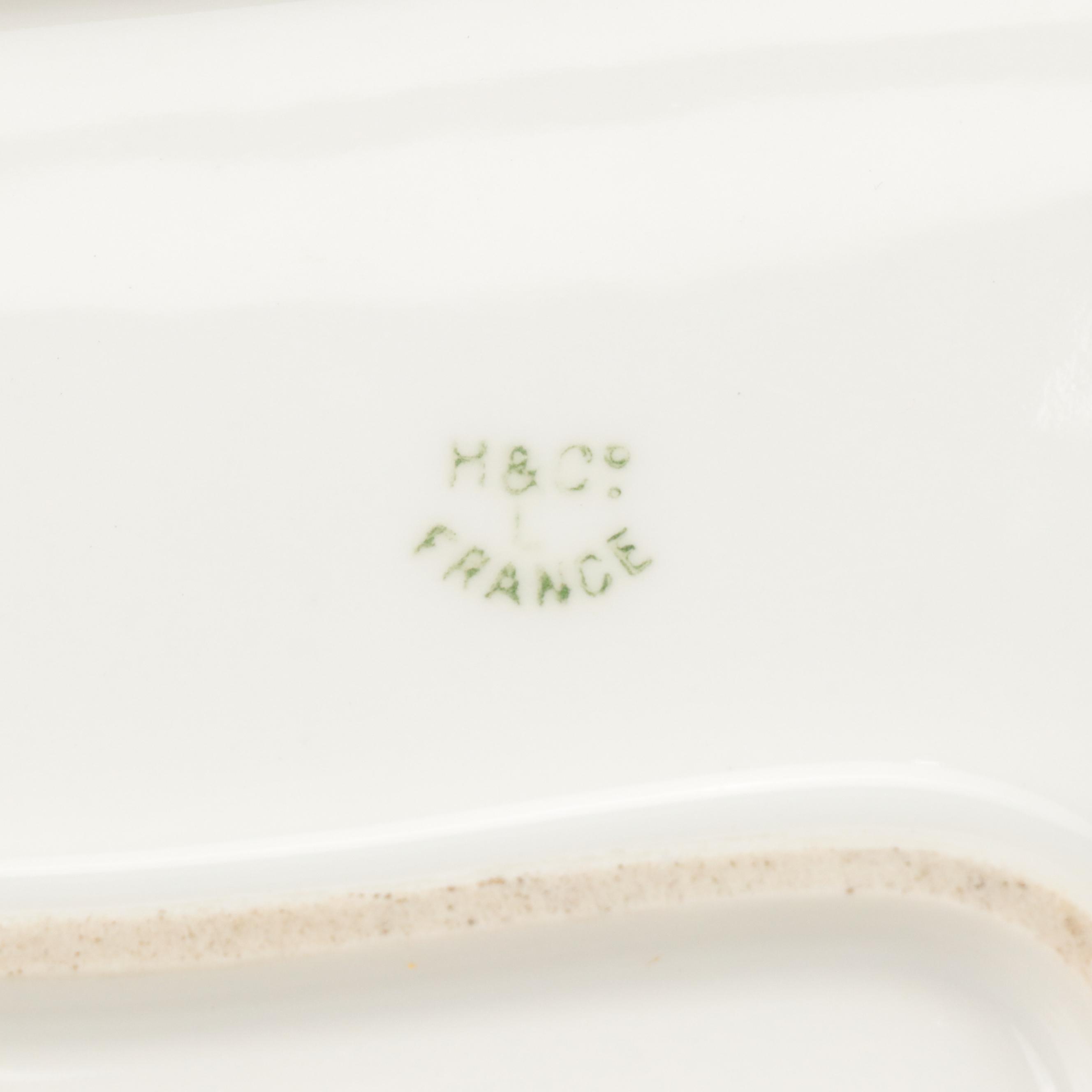 Royal Bayreuth with Limoges and Other Porcelain Bowls and Tableware