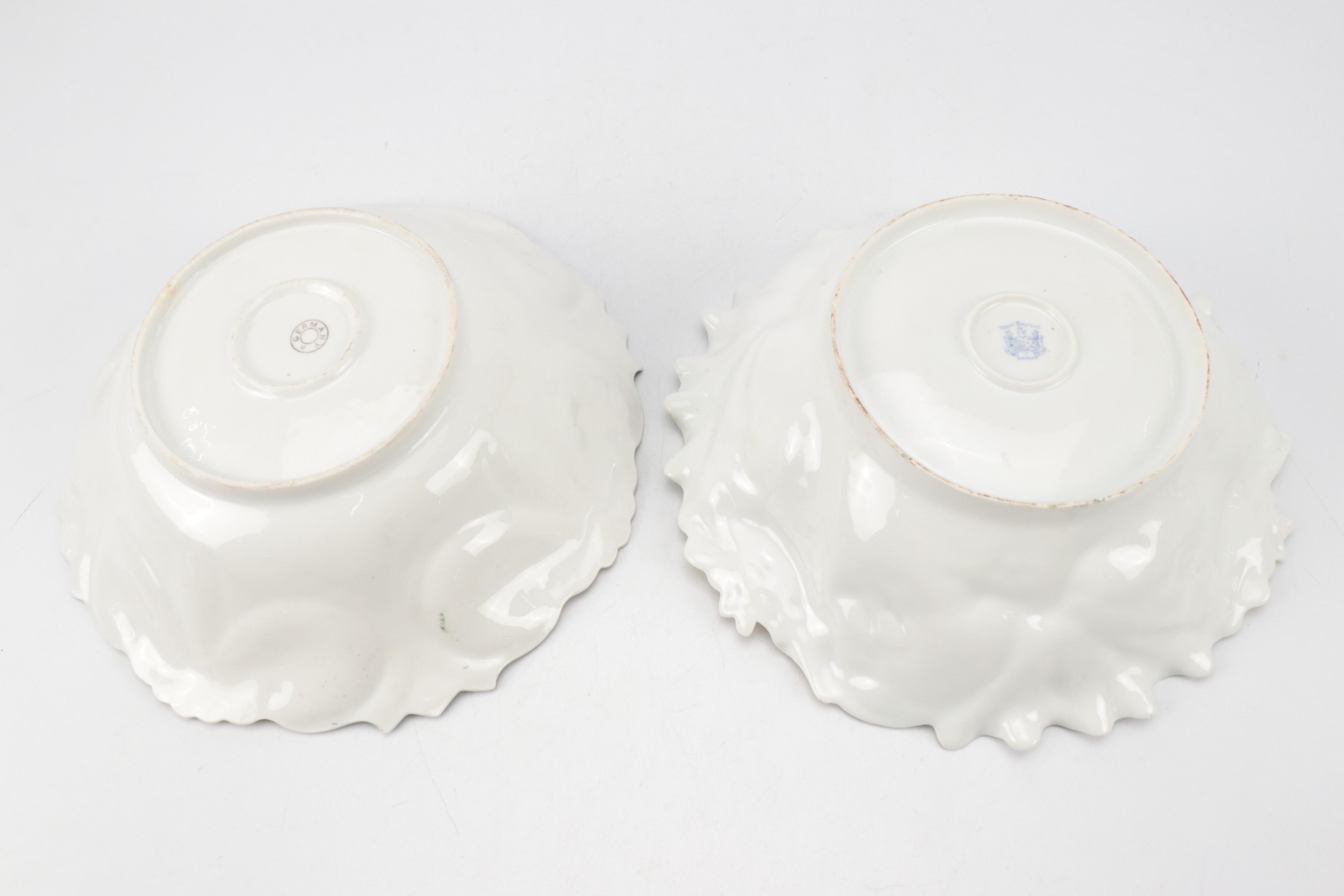 Royal Bayreuth with Limoges and Other Porcelain Bowls and Tableware