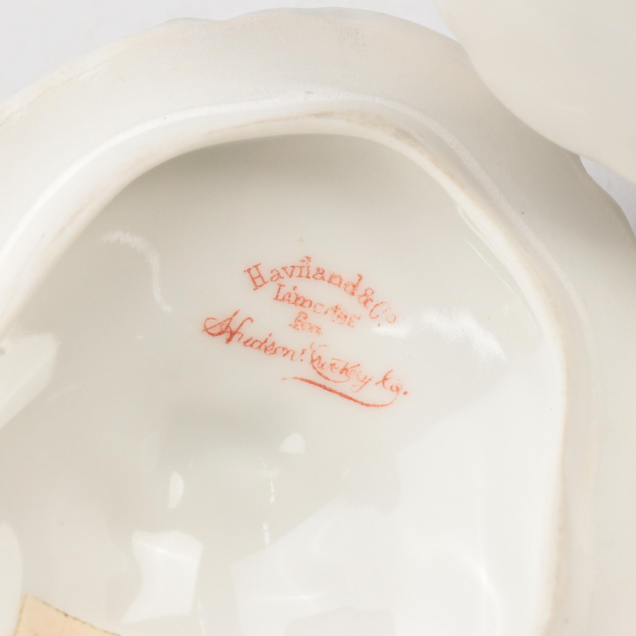 Royal Bayreuth with Limoges and Other Porcelain Bowls and Tableware