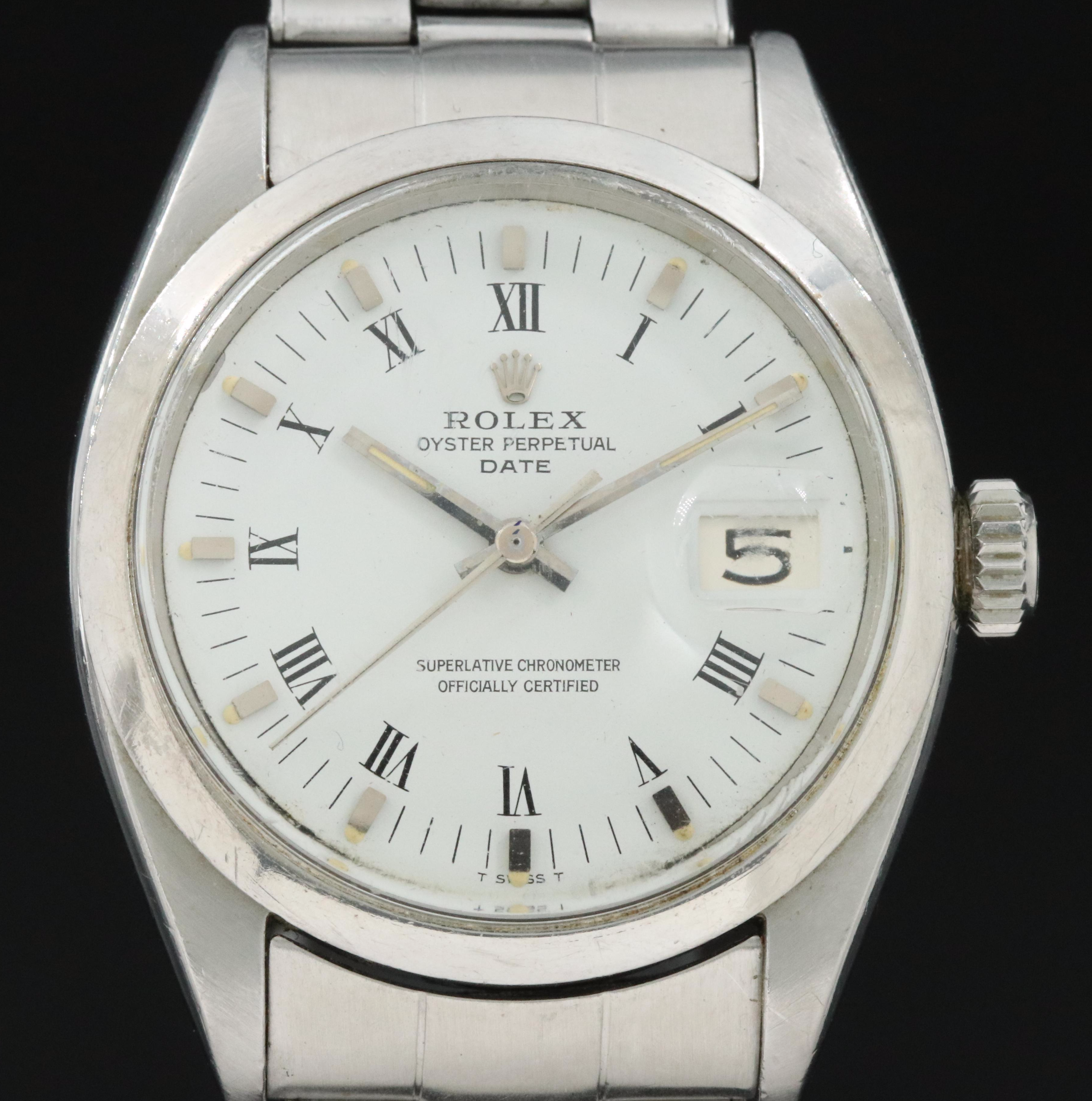 1960 Rolex Oyster Perpetual Date Watch