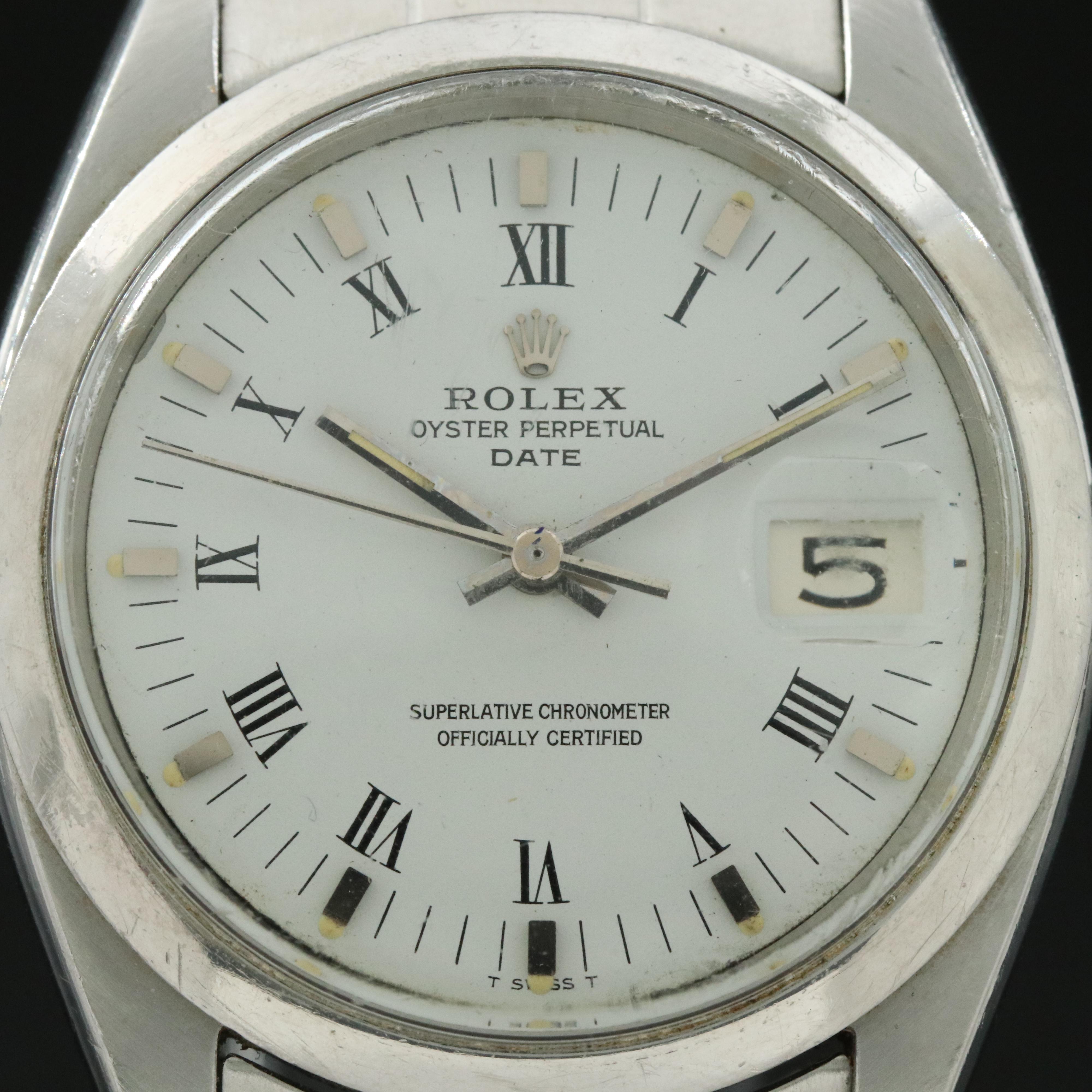1960 Rolex Oyster Perpetual Date Watch