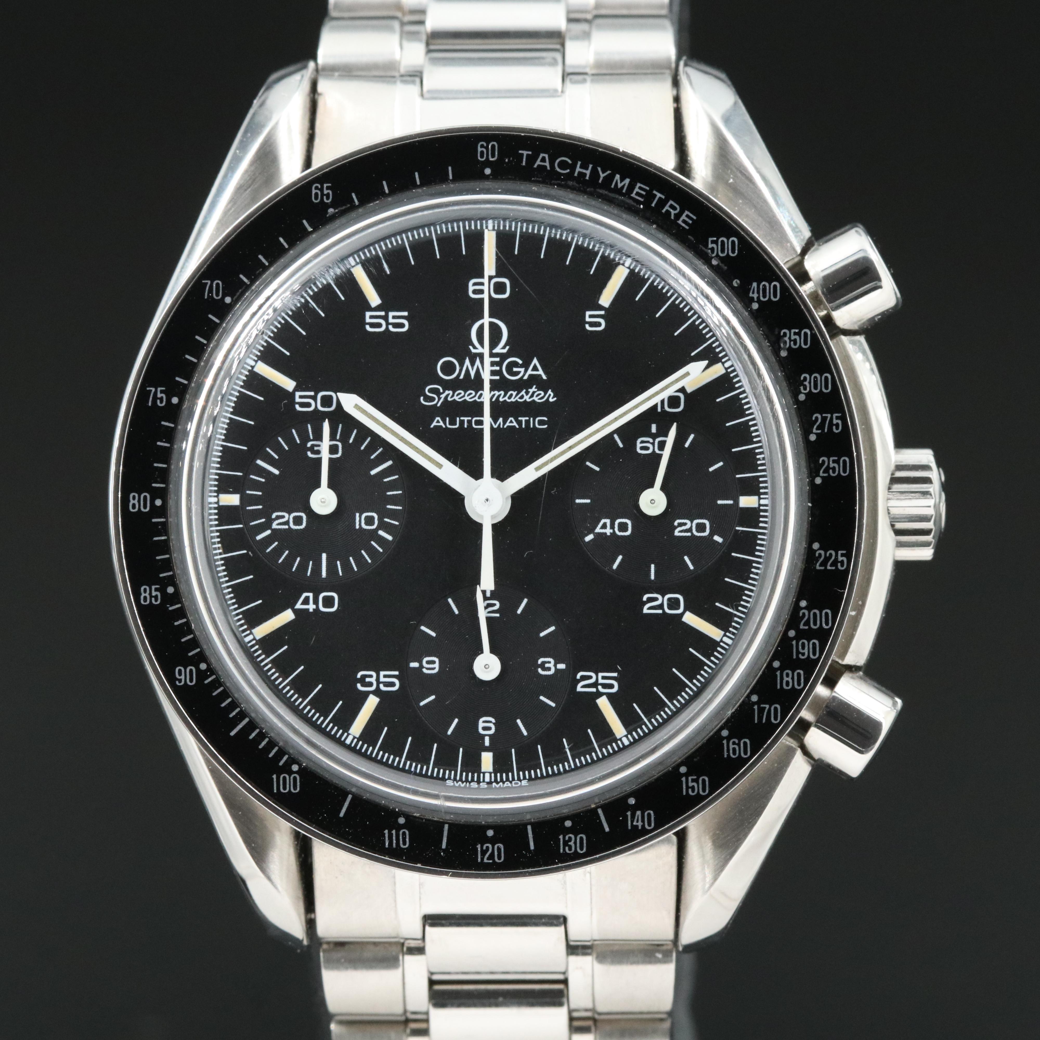 1999 Omega Speedmaster Reduced Automatic Watch