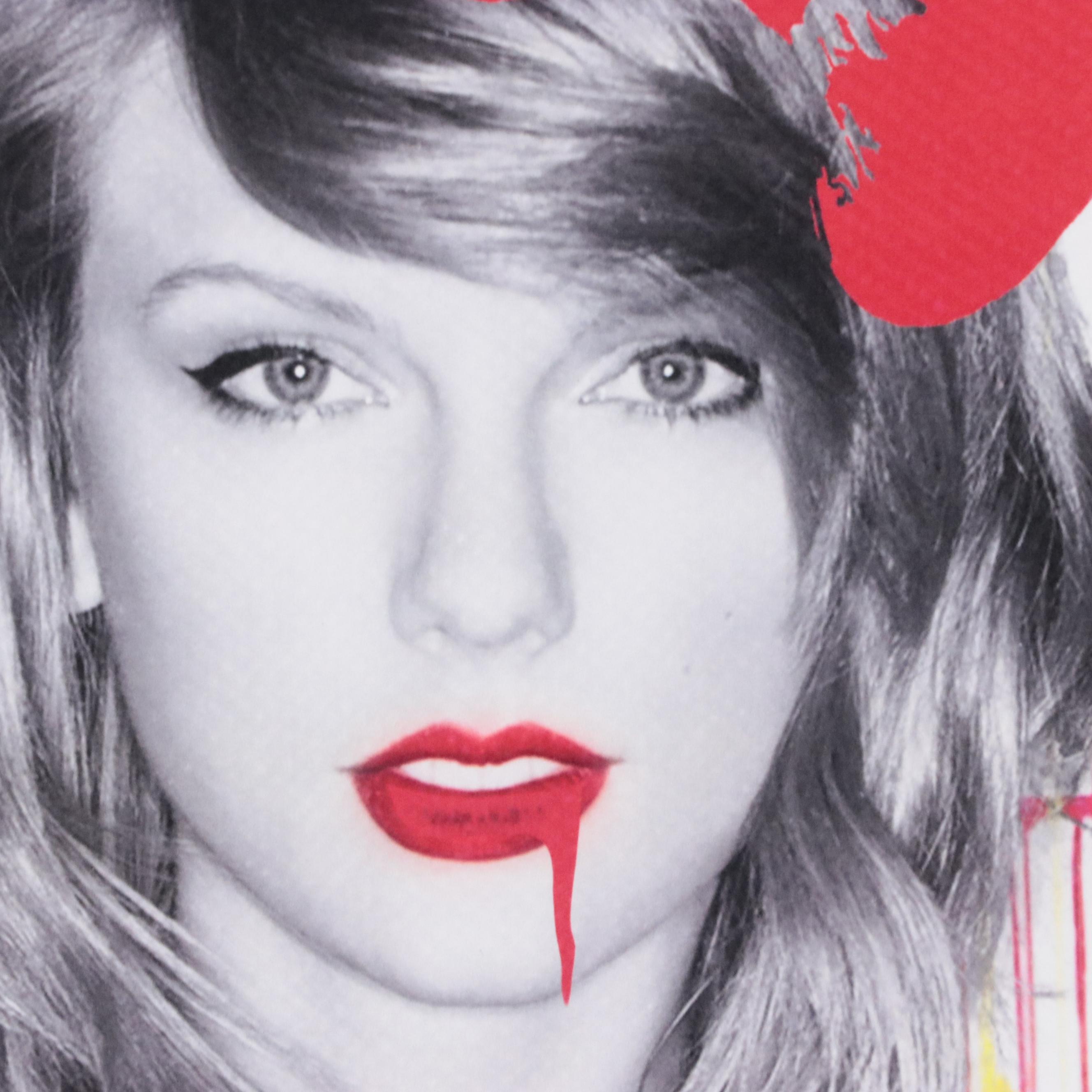 Death NYC Pop Art Graphic Print of Taylor Swift x Louis Vuitton, 2022