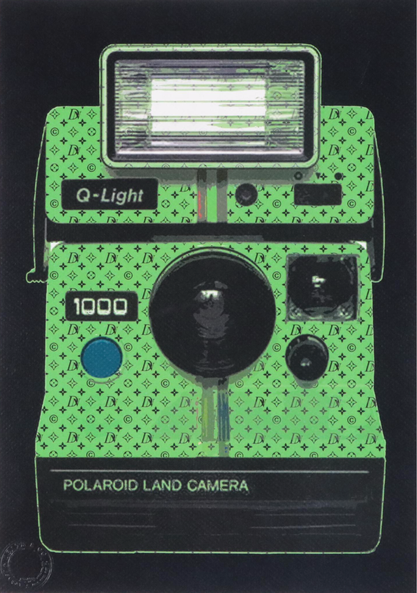 Death NYC Pop Art Graphic Print of Polaroid Camera, 2020