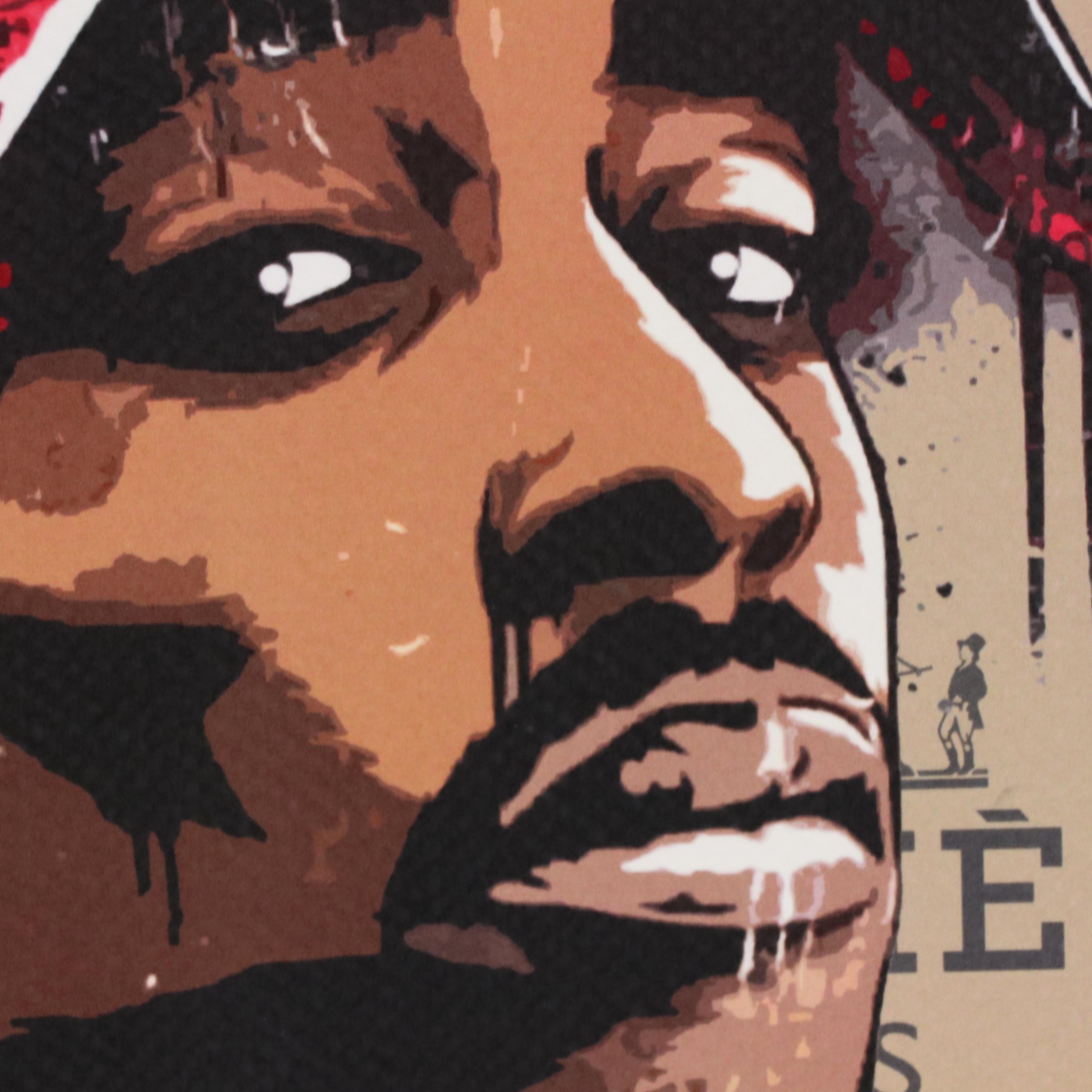 Death NYC Pop Art Graphic Print of Tupac Shakur x Hermès