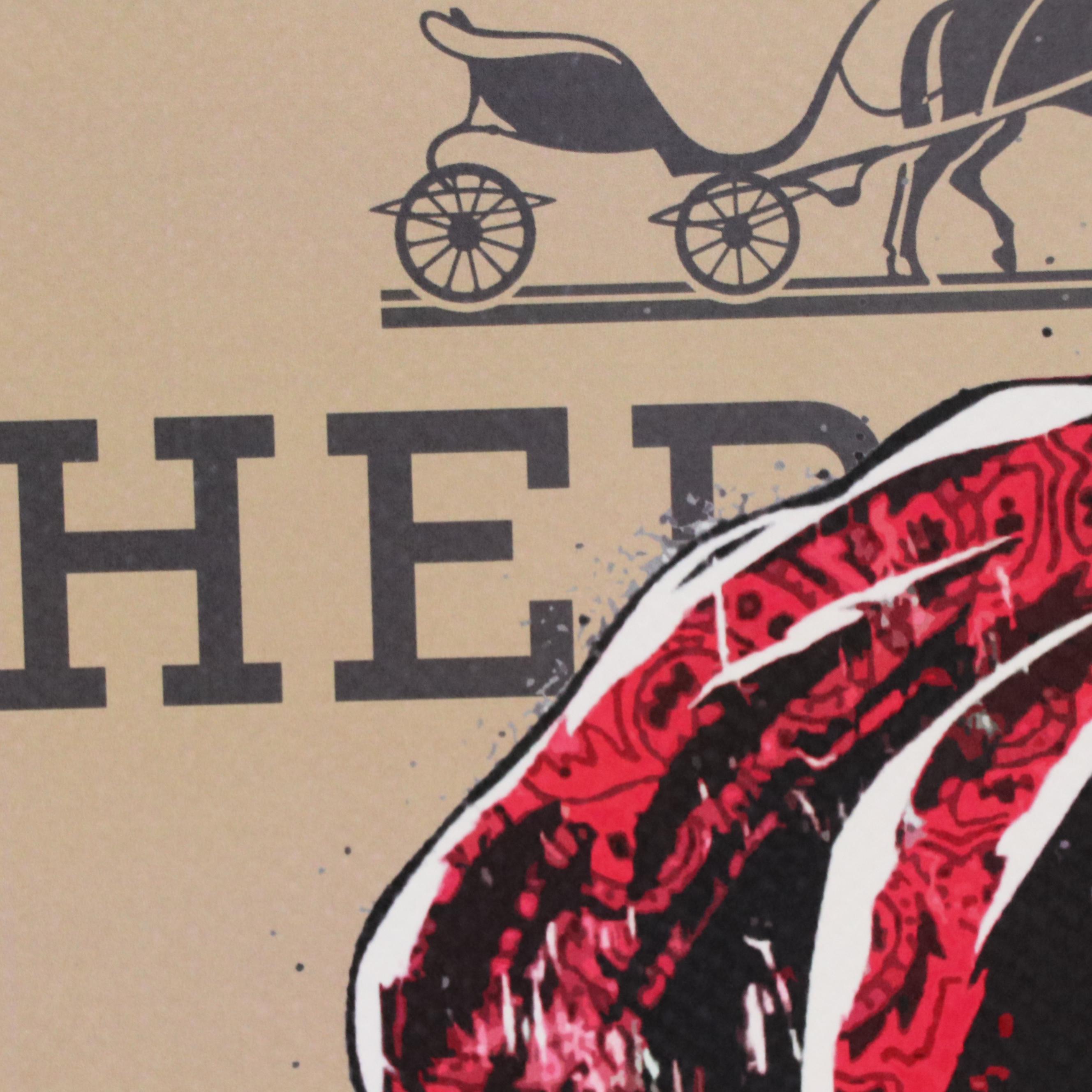 Death NYC Pop Art Graphic Print of Tupac Shakur x Hermès