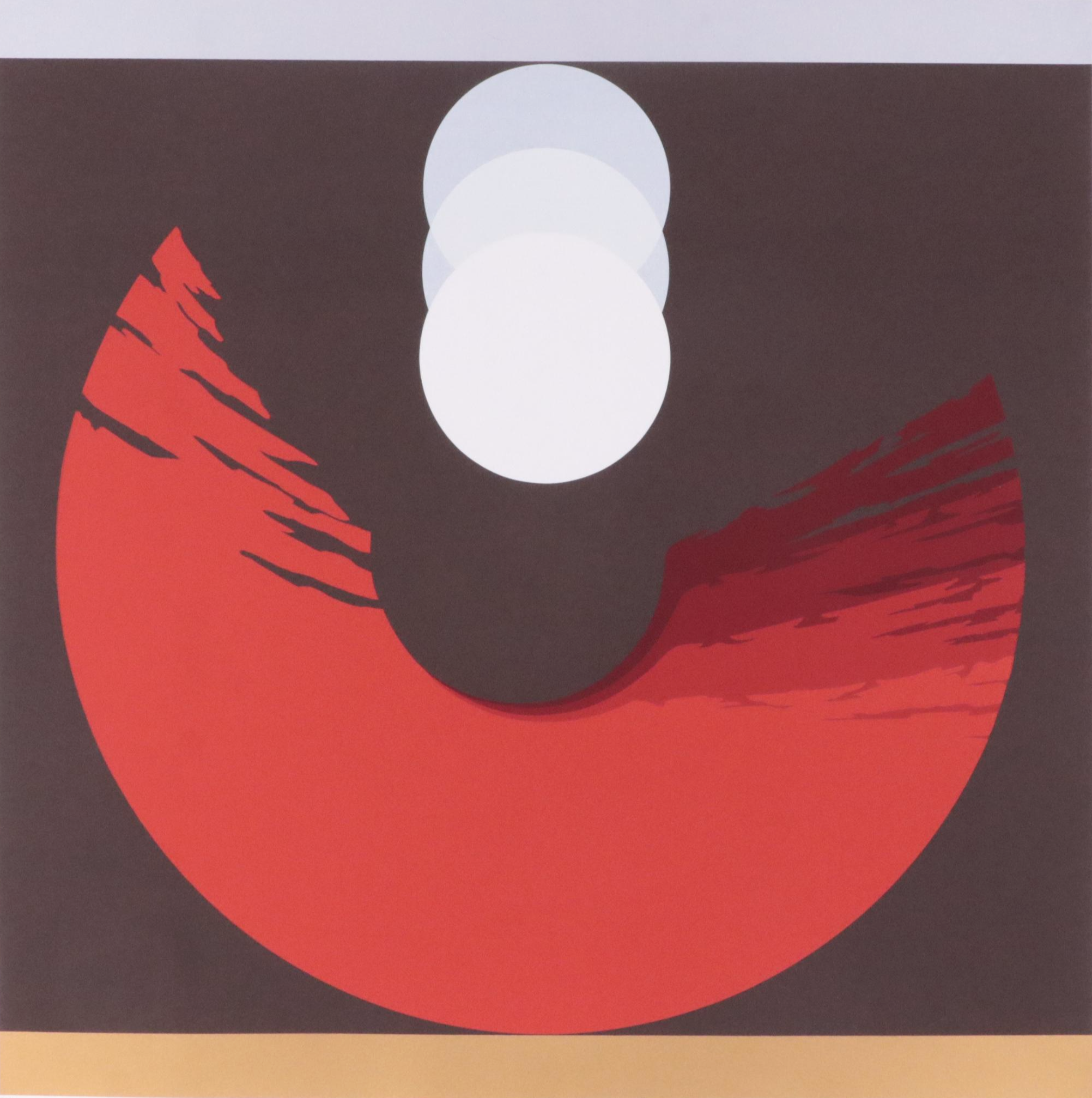 Thomas Whelan Benton Serigraph "Evolution Series – Red," 1981