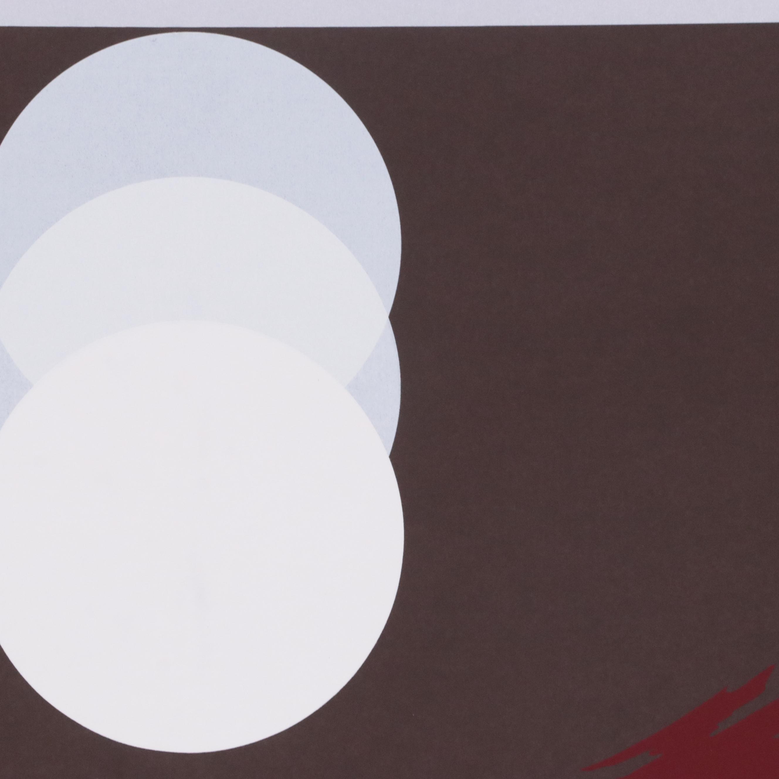 Thomas Whelan Benton Serigraph "Evolution Series – Red," 1981