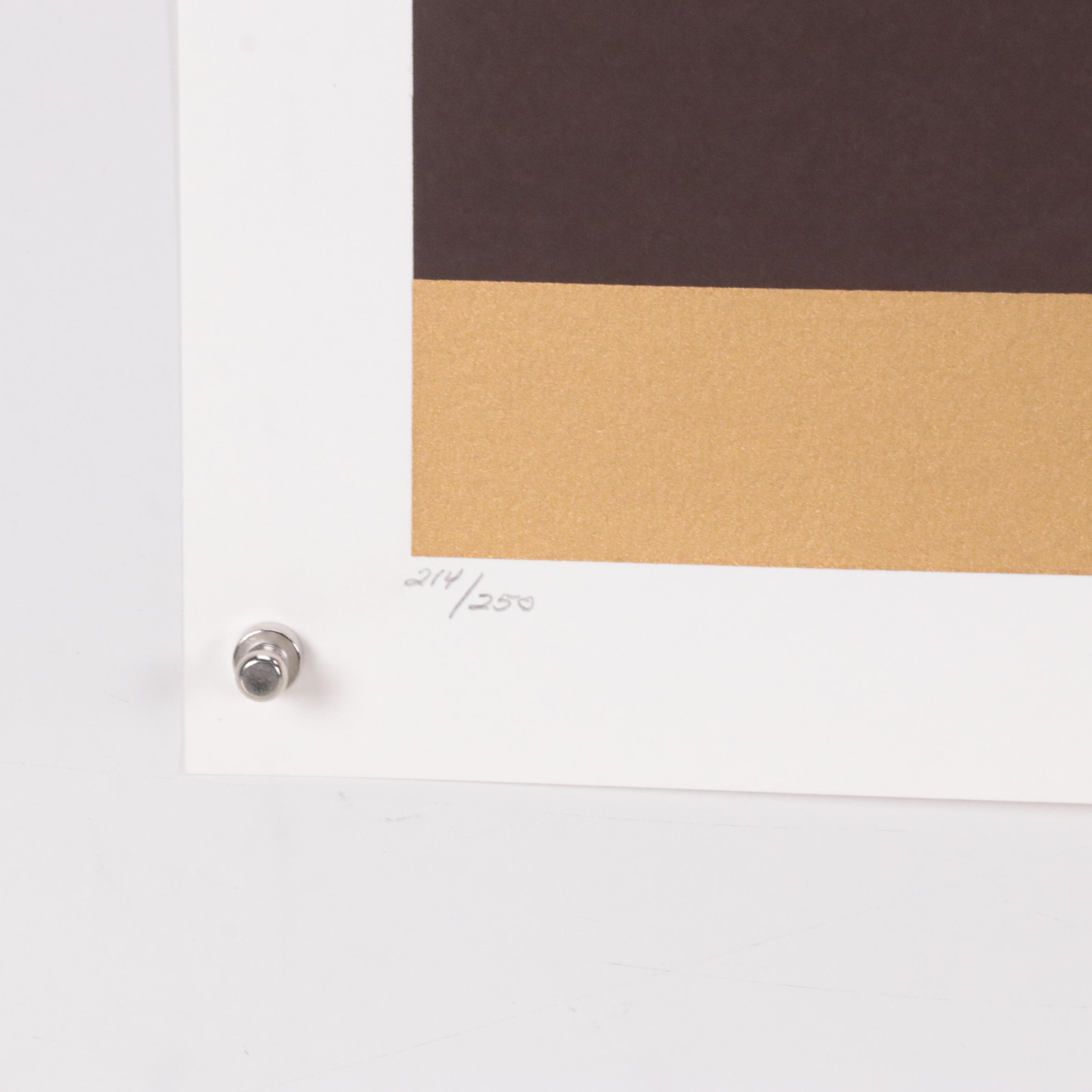 Thomas Whelan Benton Serigraph "Evolution Series – Red," 1981