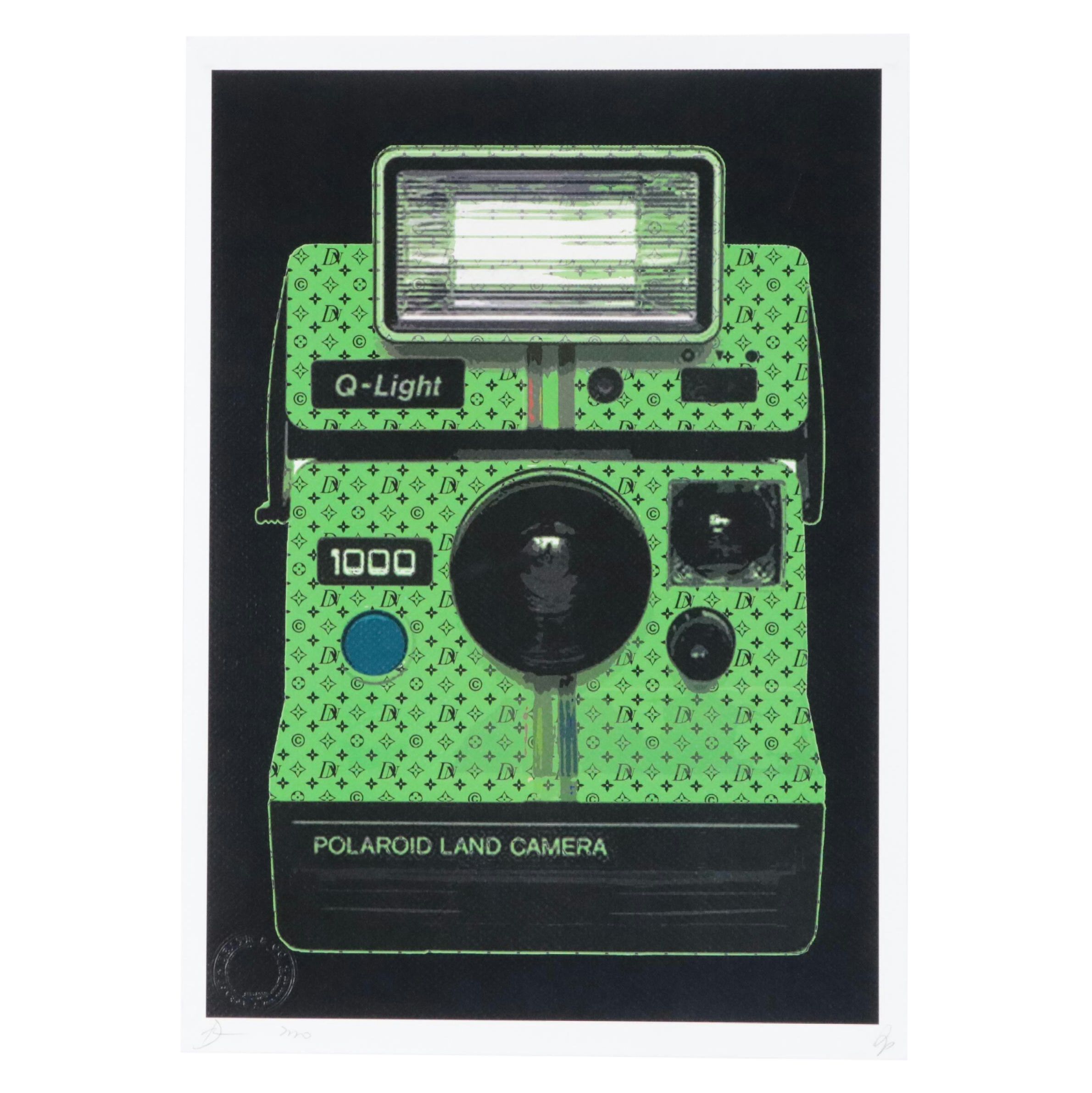 Death NYC Pop Art Graphic Print of Polaroid Camera, 2020