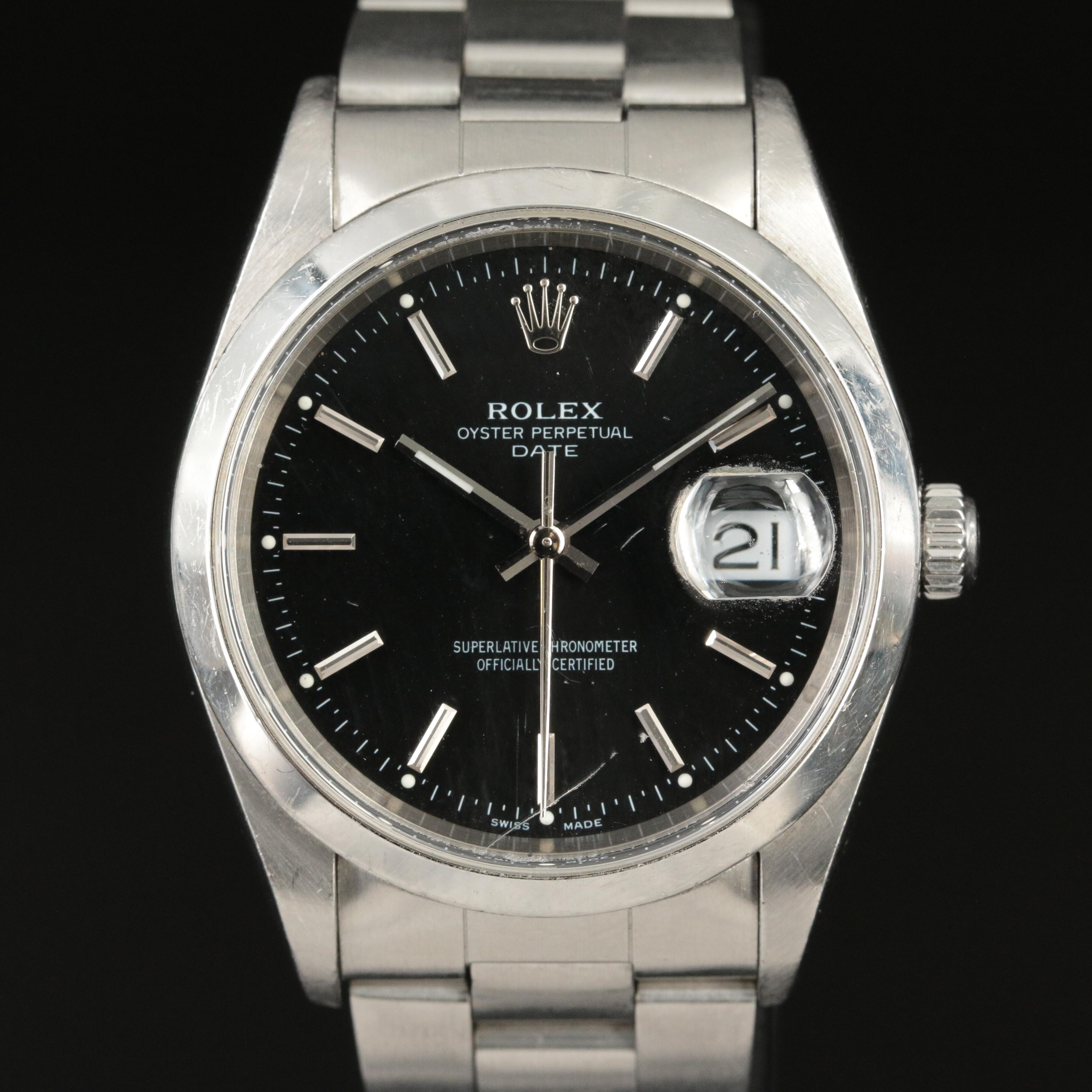 1999 Rolex Oyster Perpetual Date Watch