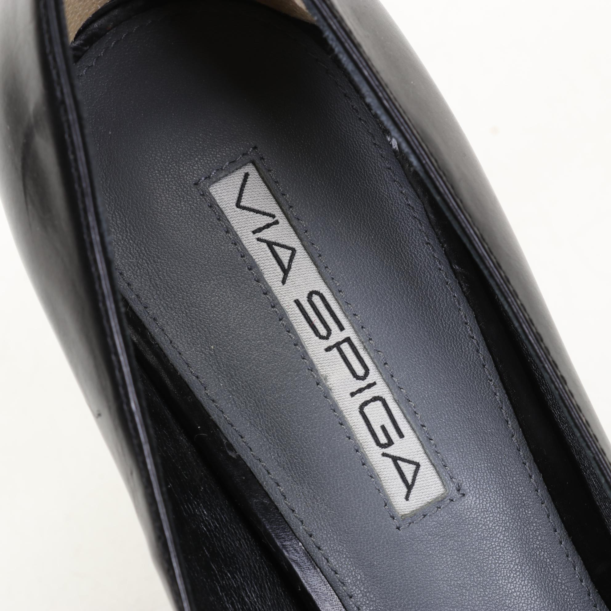 Paloma Picasso Leather Handbag With Via Spiga & Pliner Leather & Suede Shoes