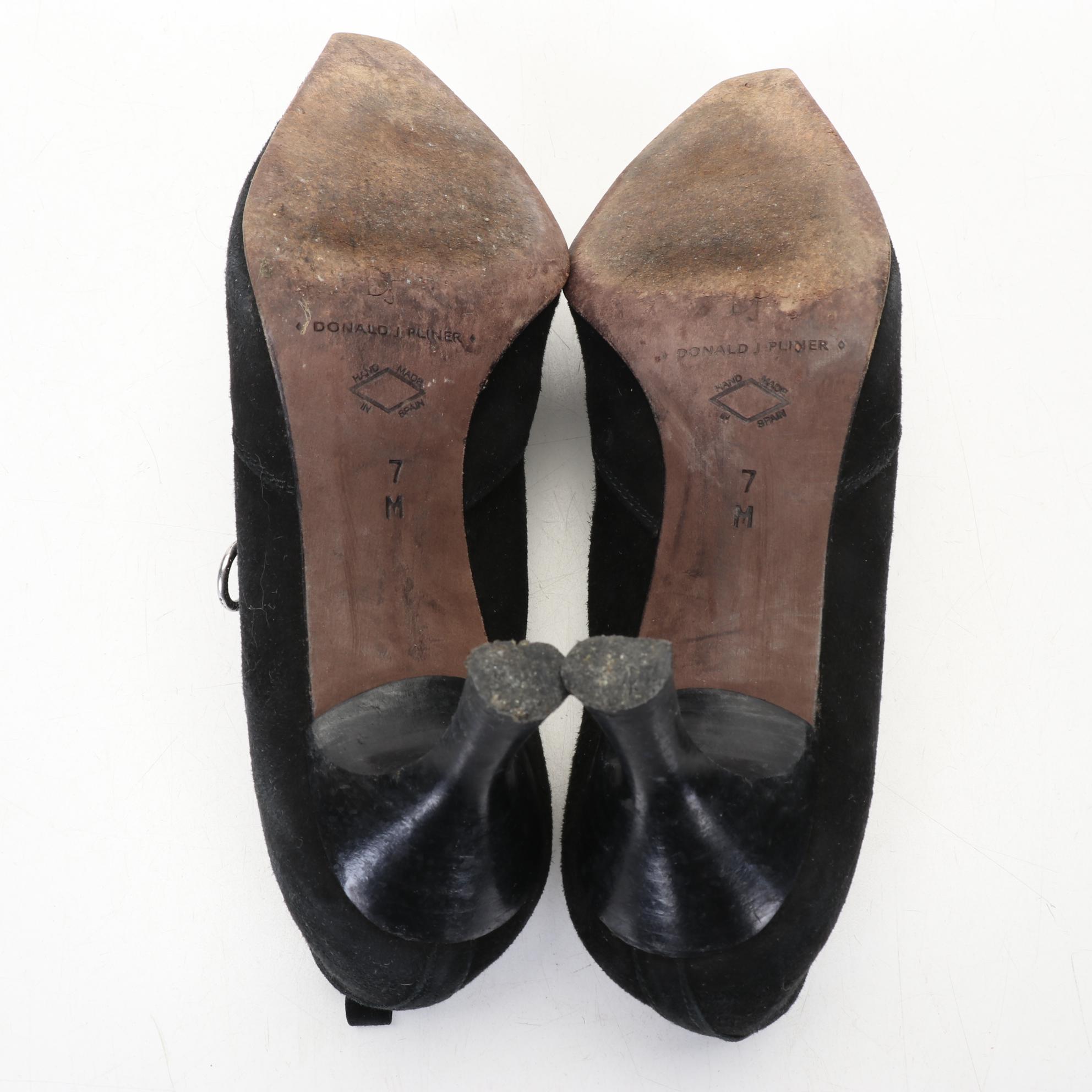 Paloma Picasso Leather Handbag With Via Spiga & Pliner Leather & Suede Shoes