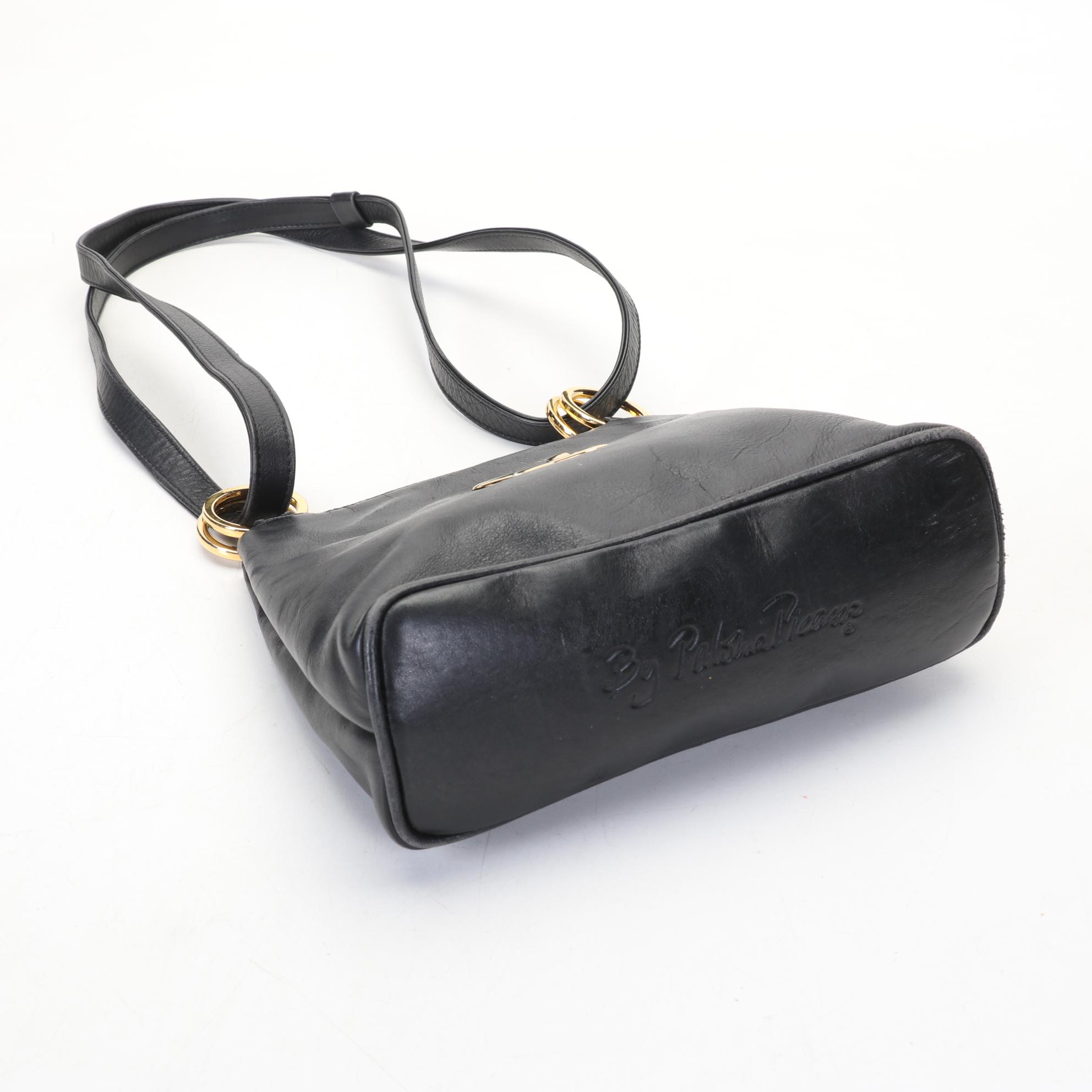 Paloma Picasso Leather Handbag With Via Spiga & Pliner Leather & Suede Shoes