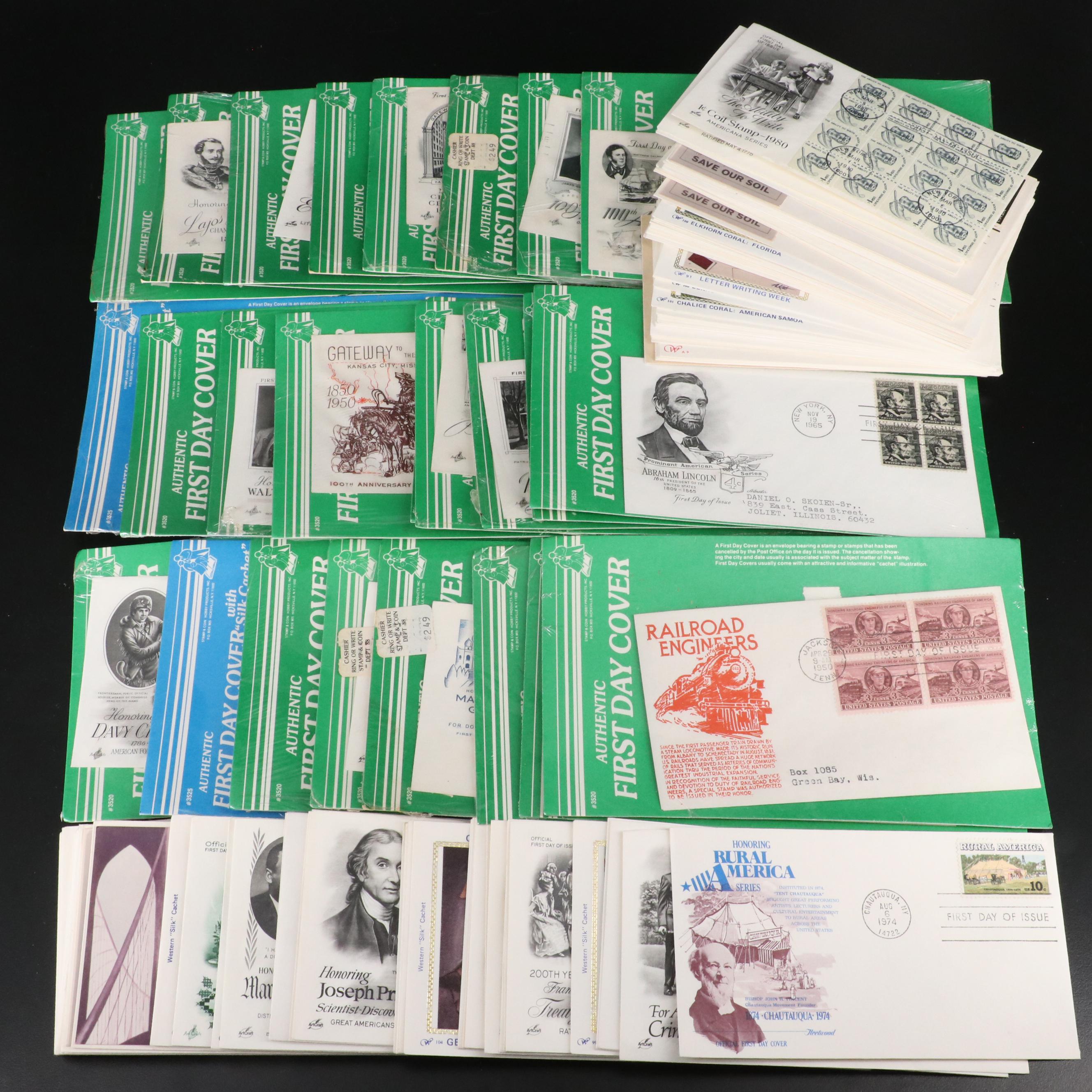 121 Vintage U.S. First Day Covers