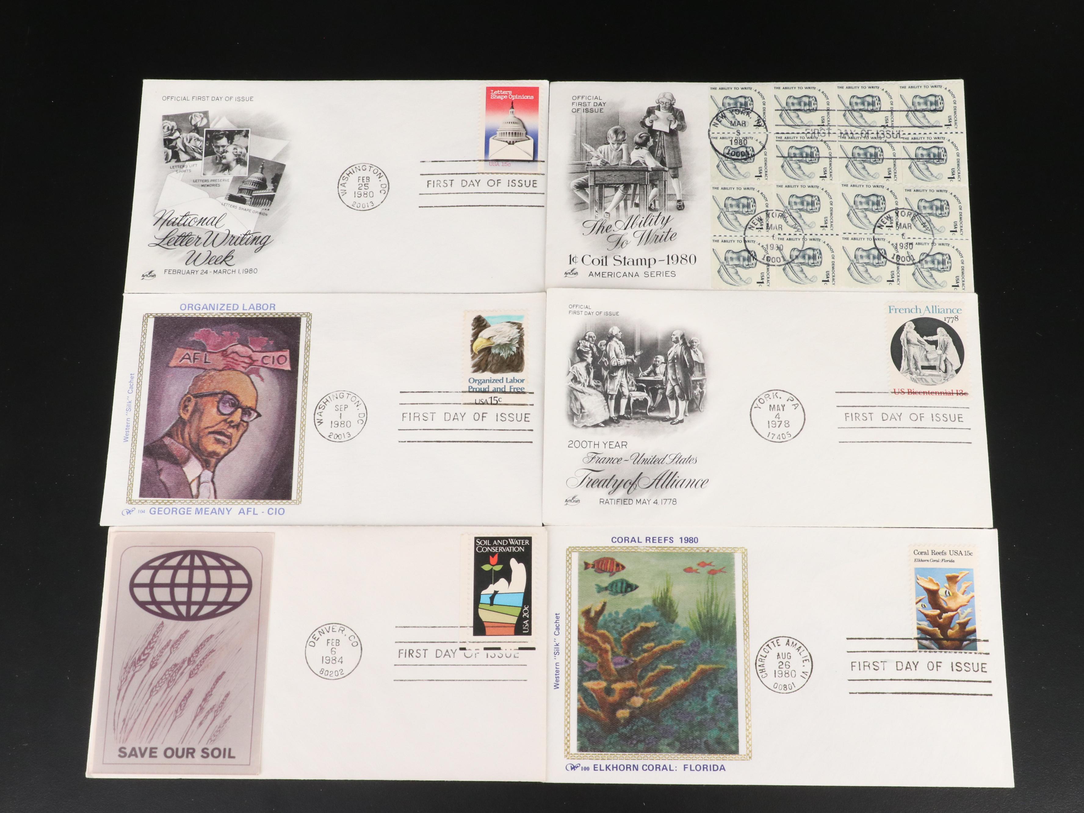121 Vintage U.S. First Day Covers
