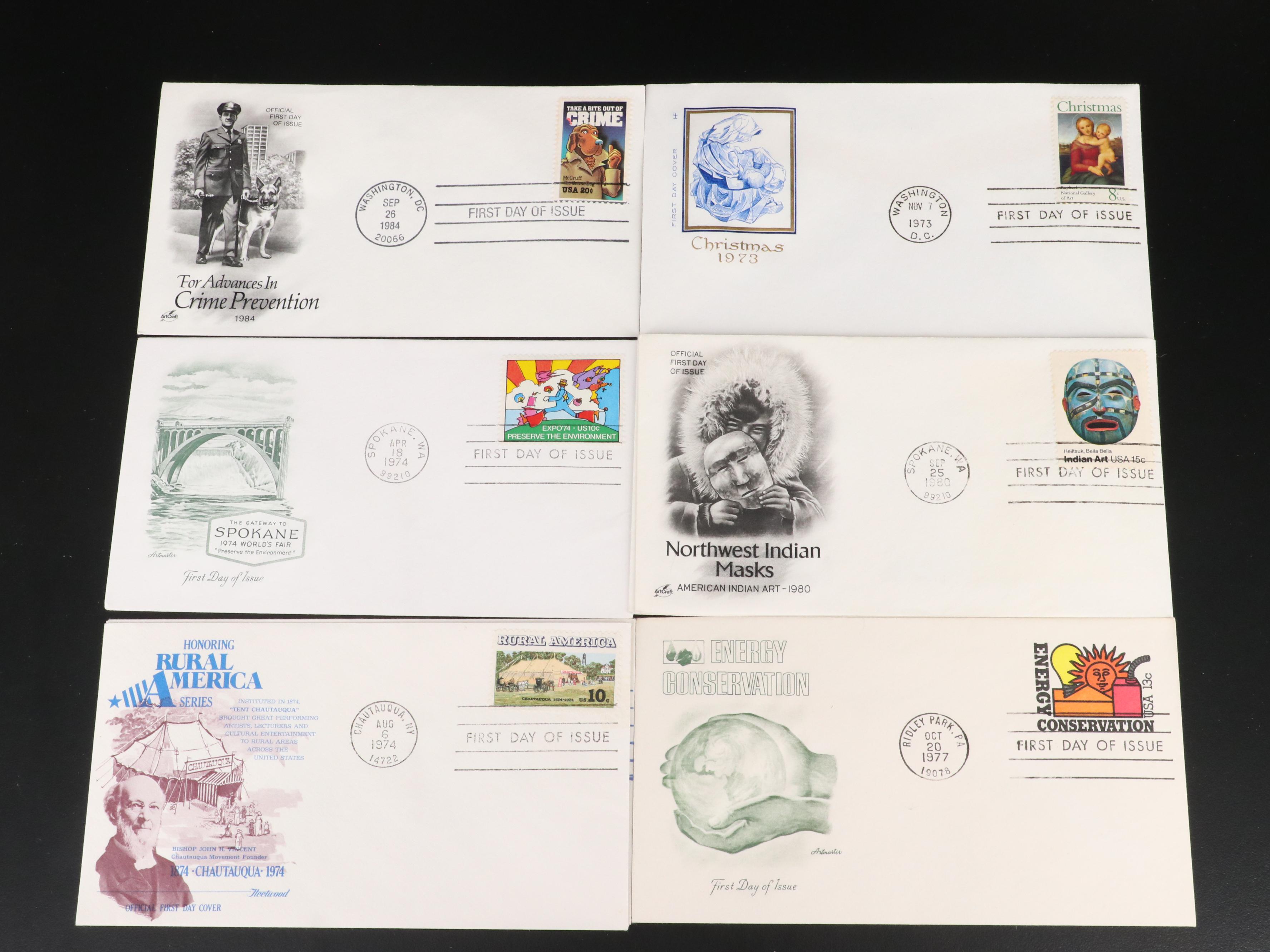 121 Vintage U.S. First Day Covers