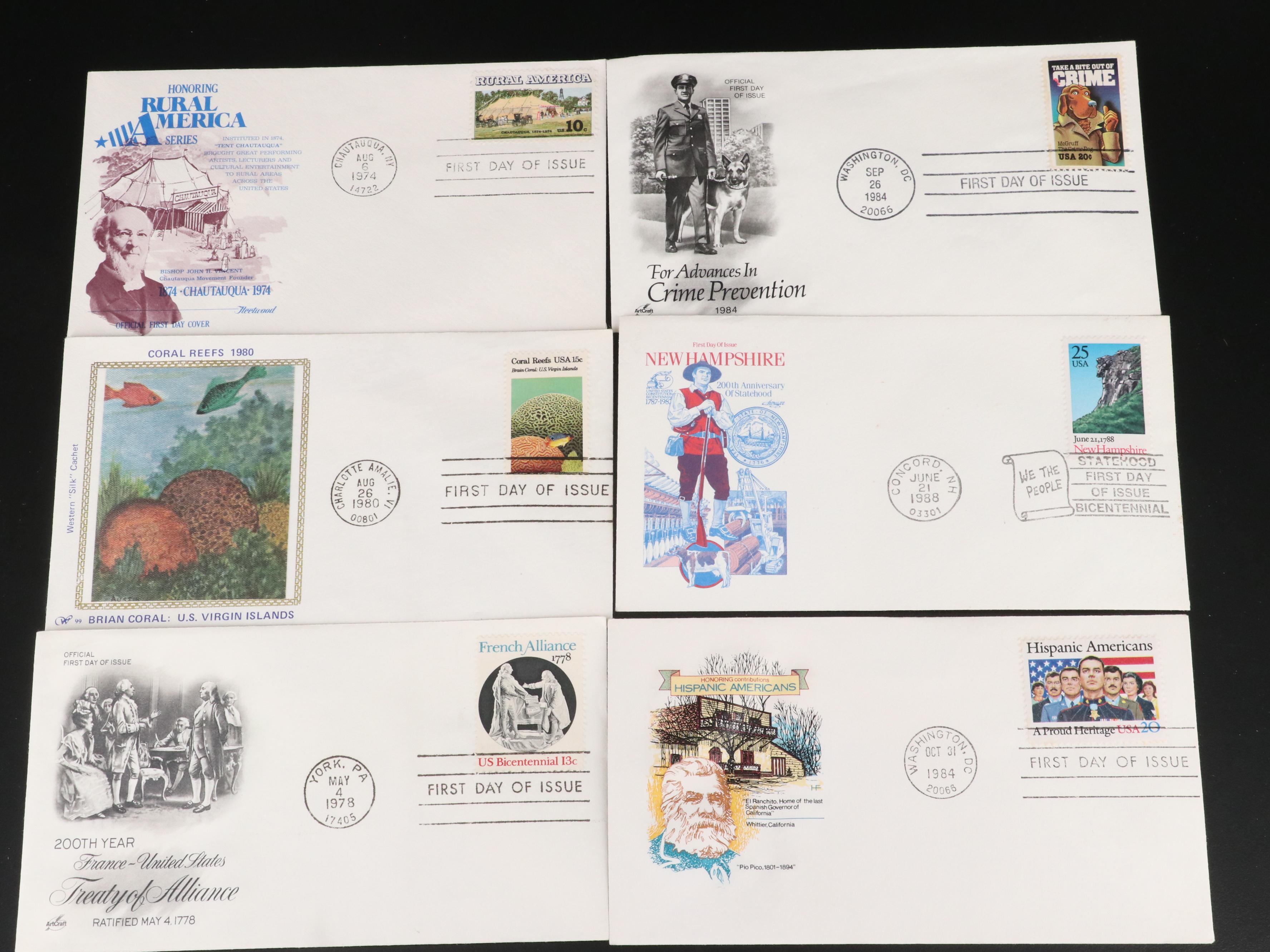 121 Vintage U.S. First Day Covers