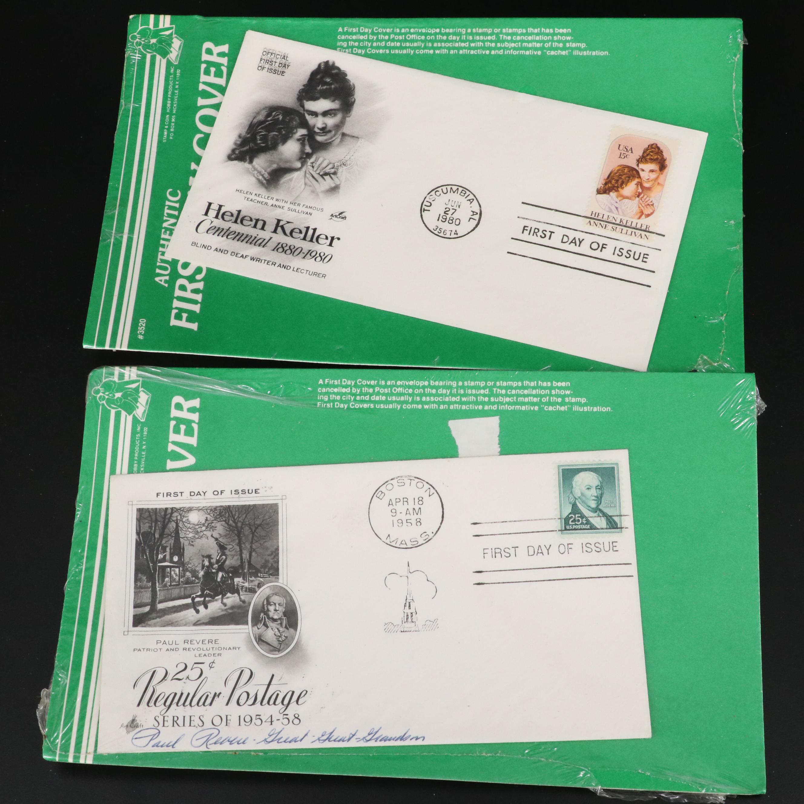 121 Vintage U.S. First Day Covers
