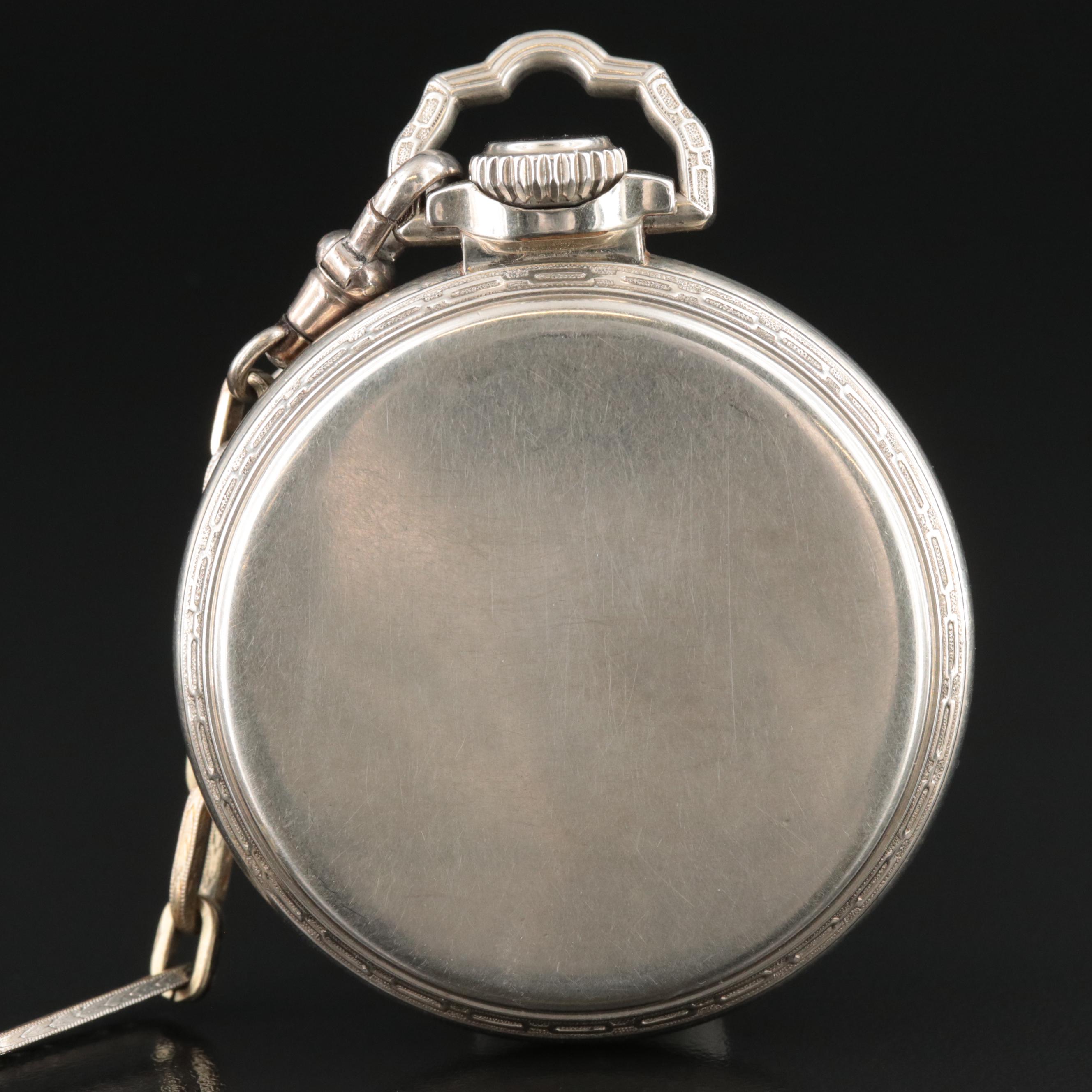 Illinois Watch Co. Railroad Grade Pocket Watch with Pen Knife Fob