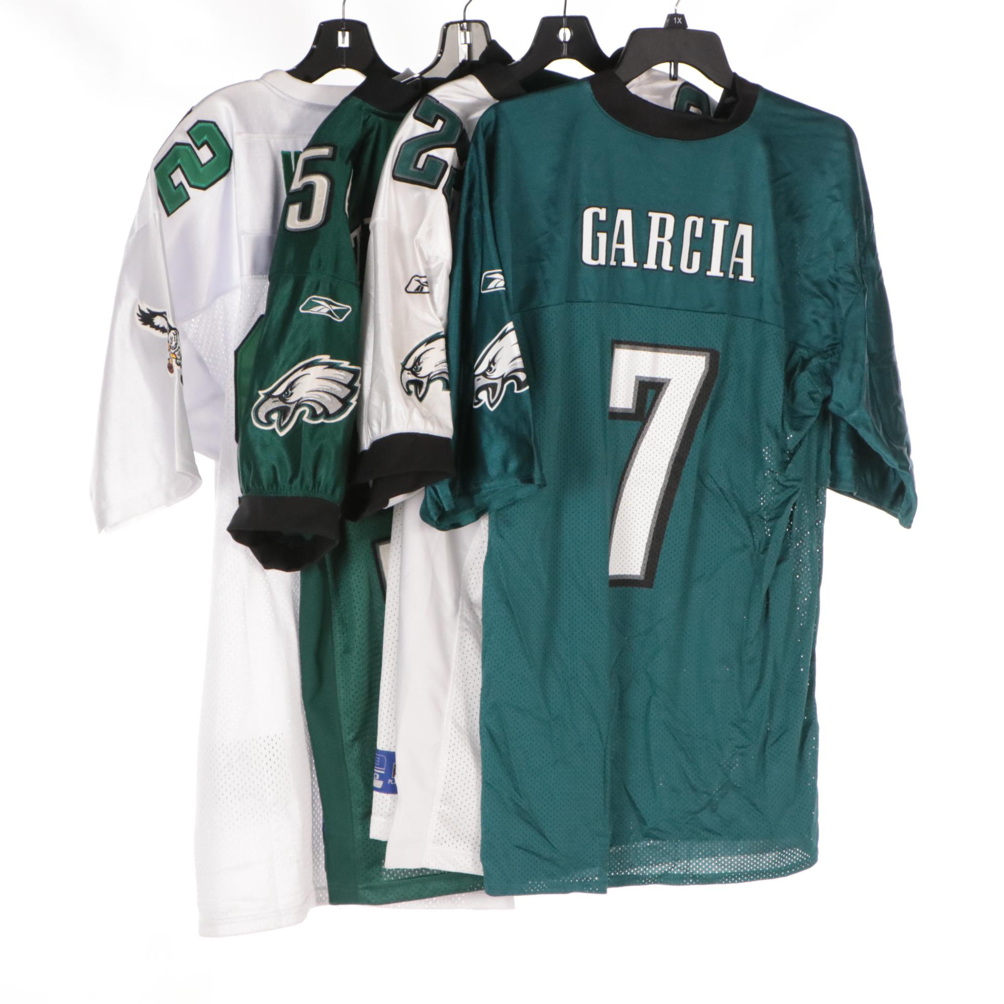 Men's NFL Philadelphia Eagles Football Jerseys Featuring Jeremiah Trotter, More