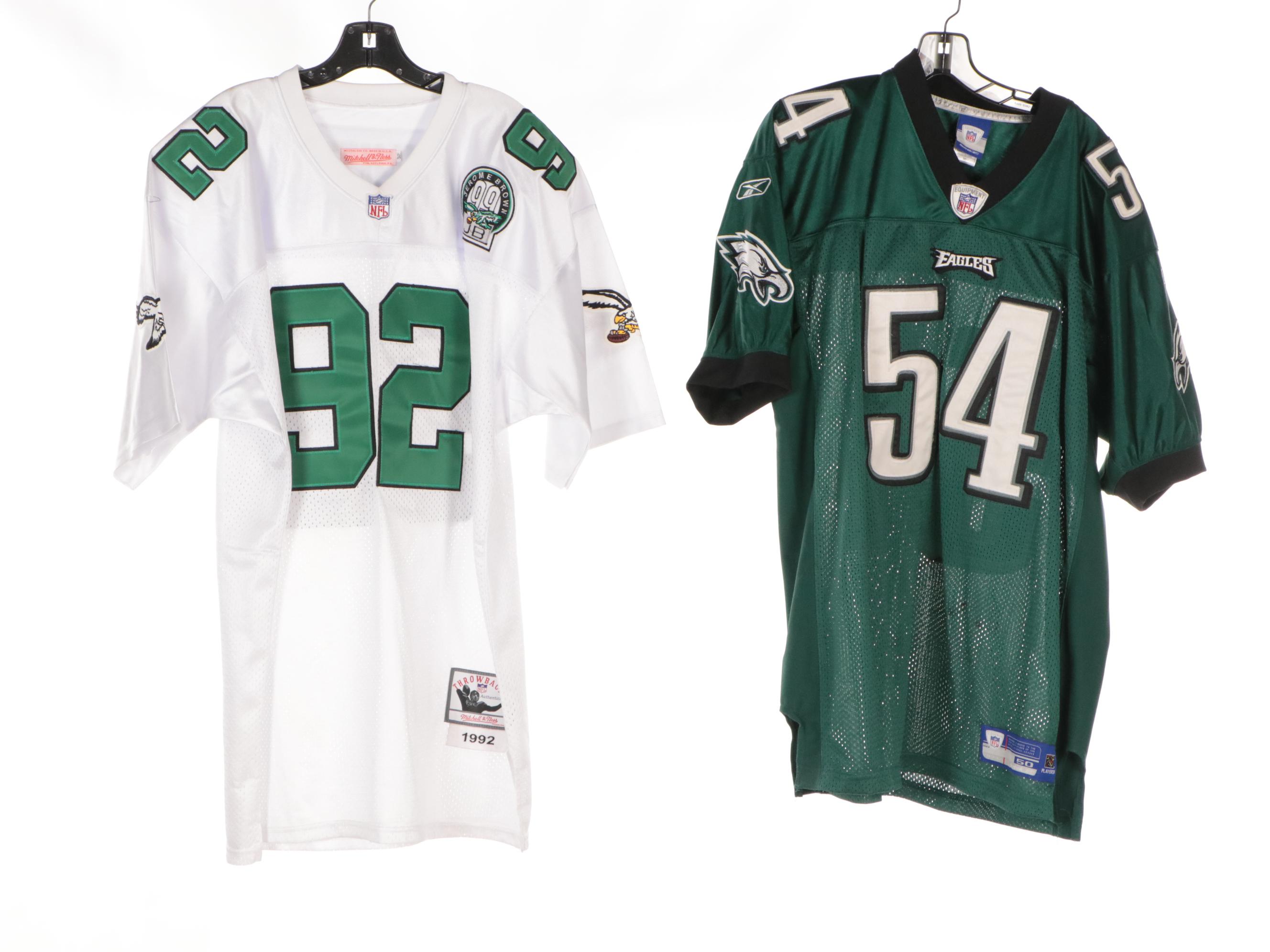 Men's NFL Philadelphia Eagles Football Jerseys Featuring Jeremiah Trotter, More