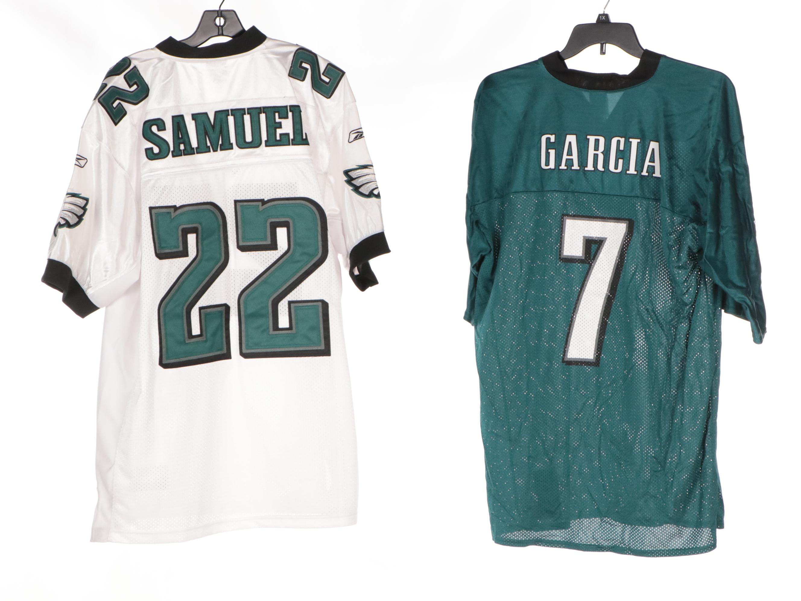 Men's NFL Philadelphia Eagles Football Jerseys Featuring Jeremiah Trotter, More