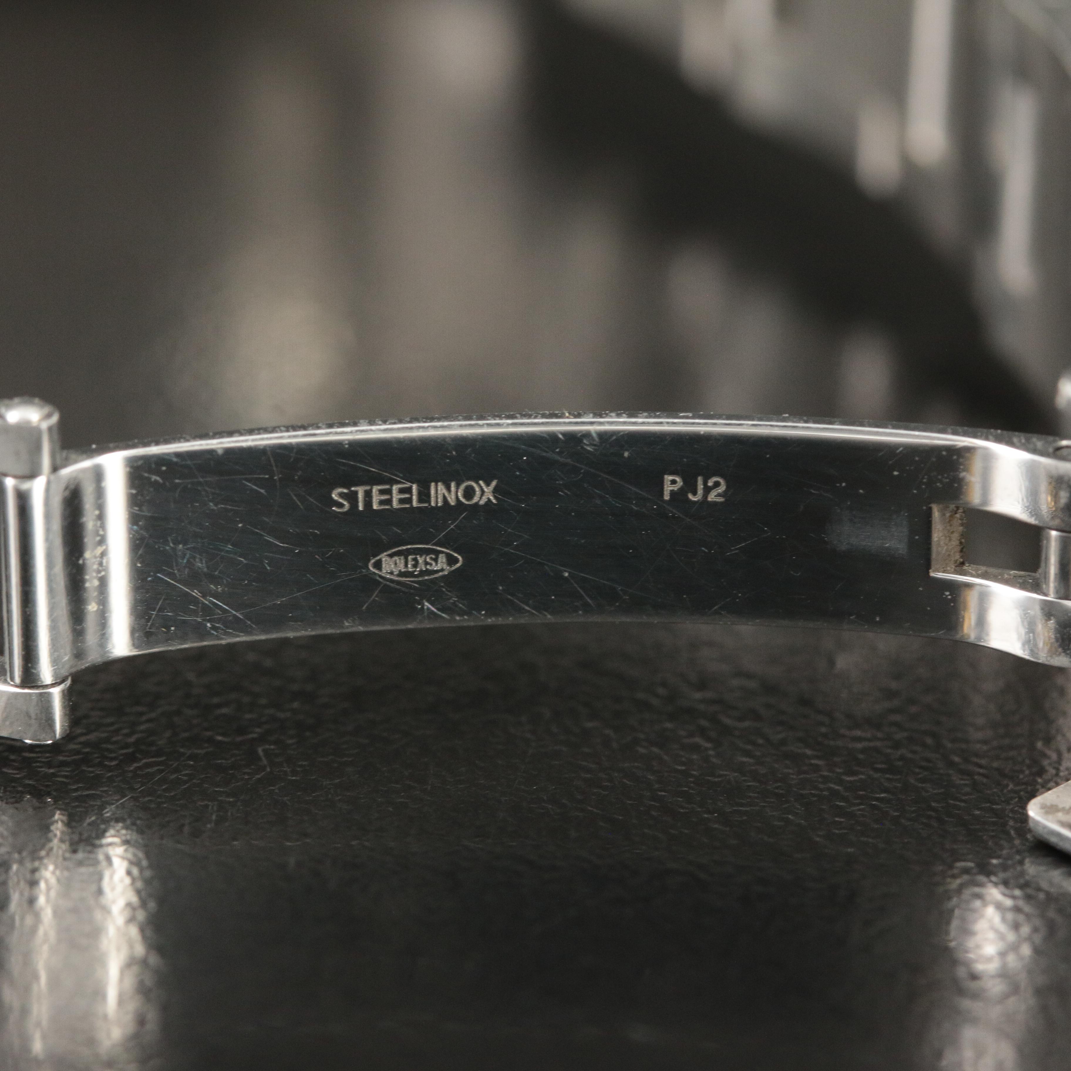 2008 Rolex Salmon Roman Dial Datejust Watch