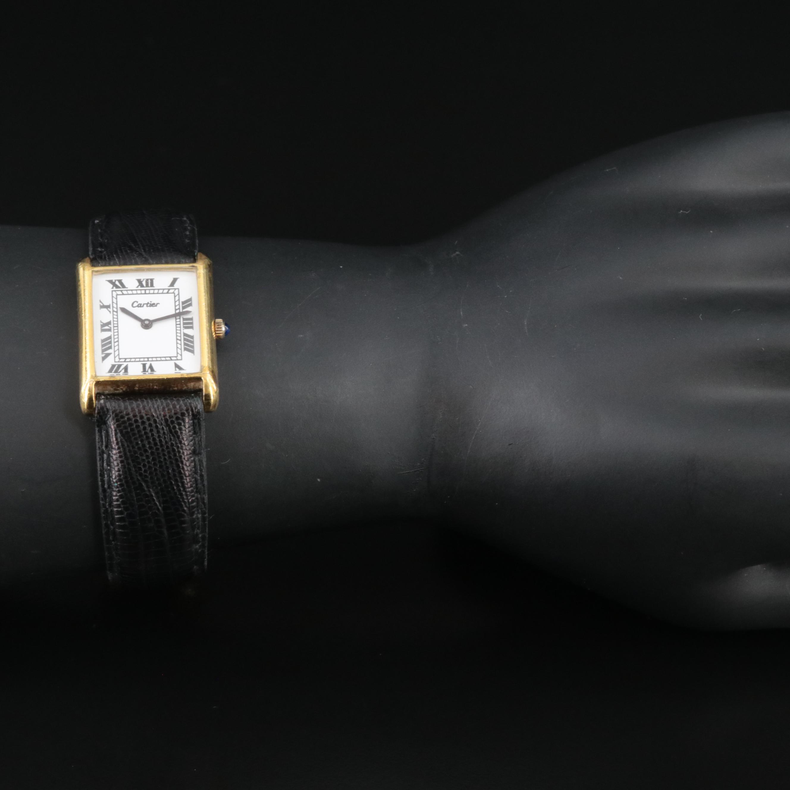 Vintage Cartier Swiss Manual Wind Watch
