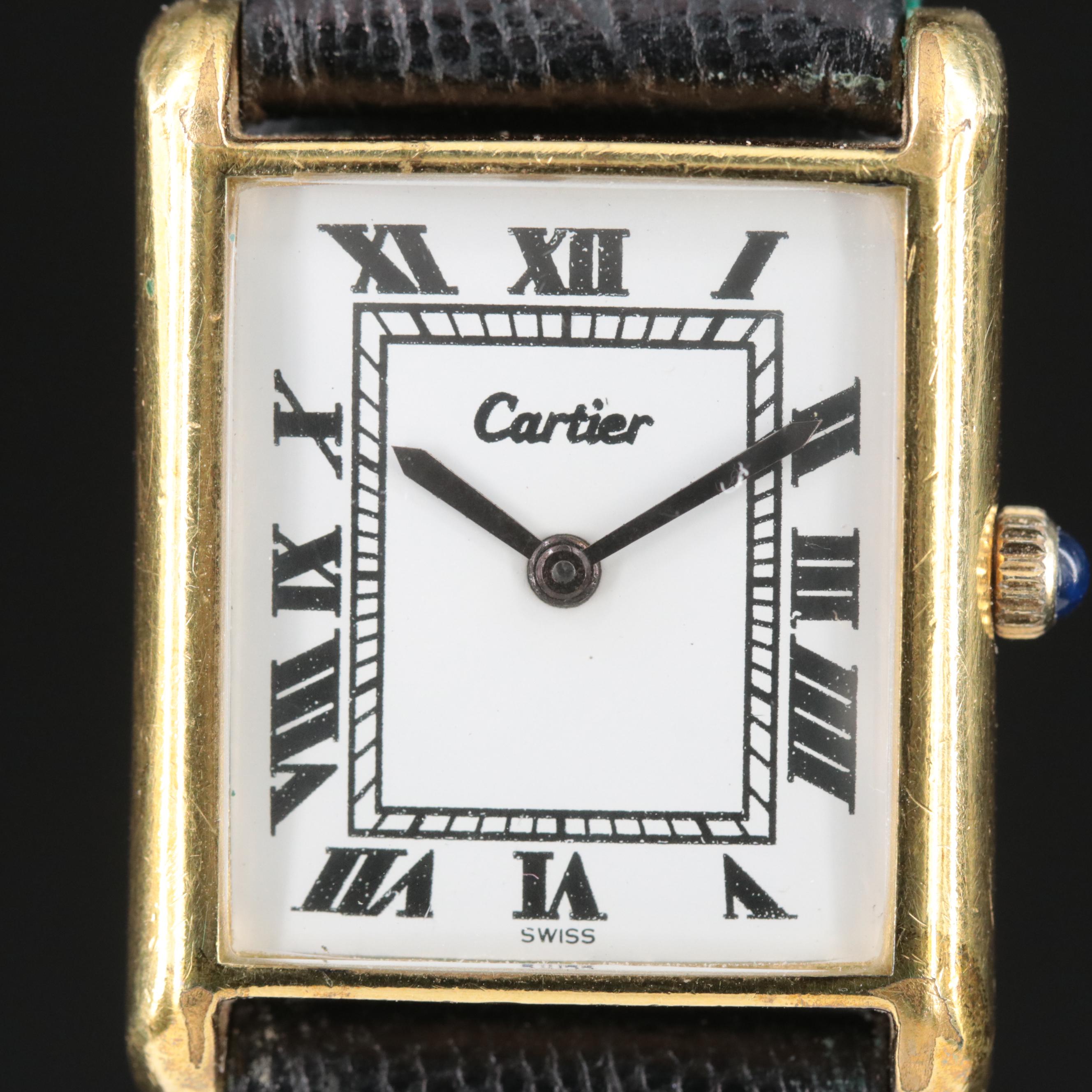 Vintage Cartier Swiss Manual Wind Watch
