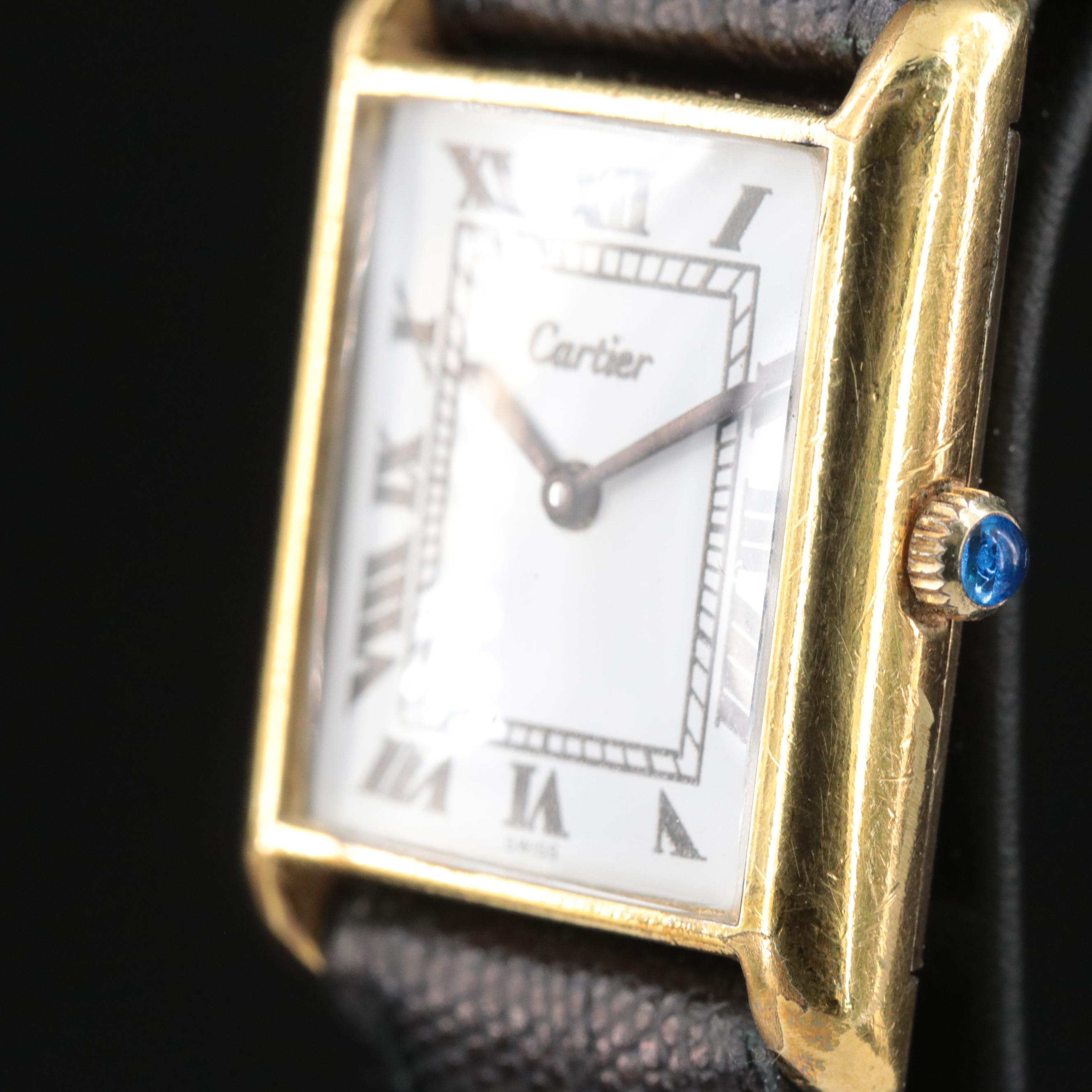 Vintage Cartier Swiss Manual Wind Watch