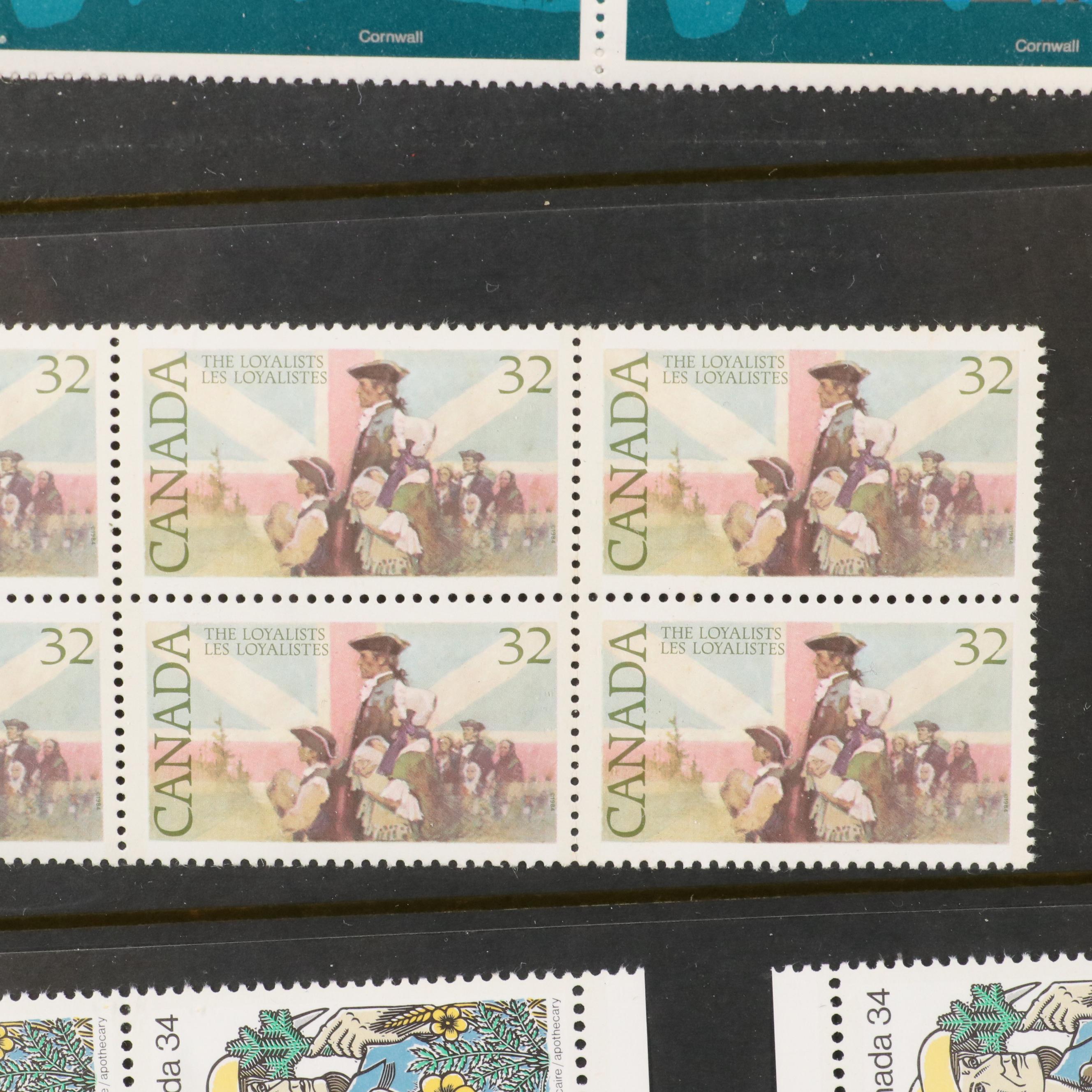 Collection of Mint Condition Canadian Postage Stamps