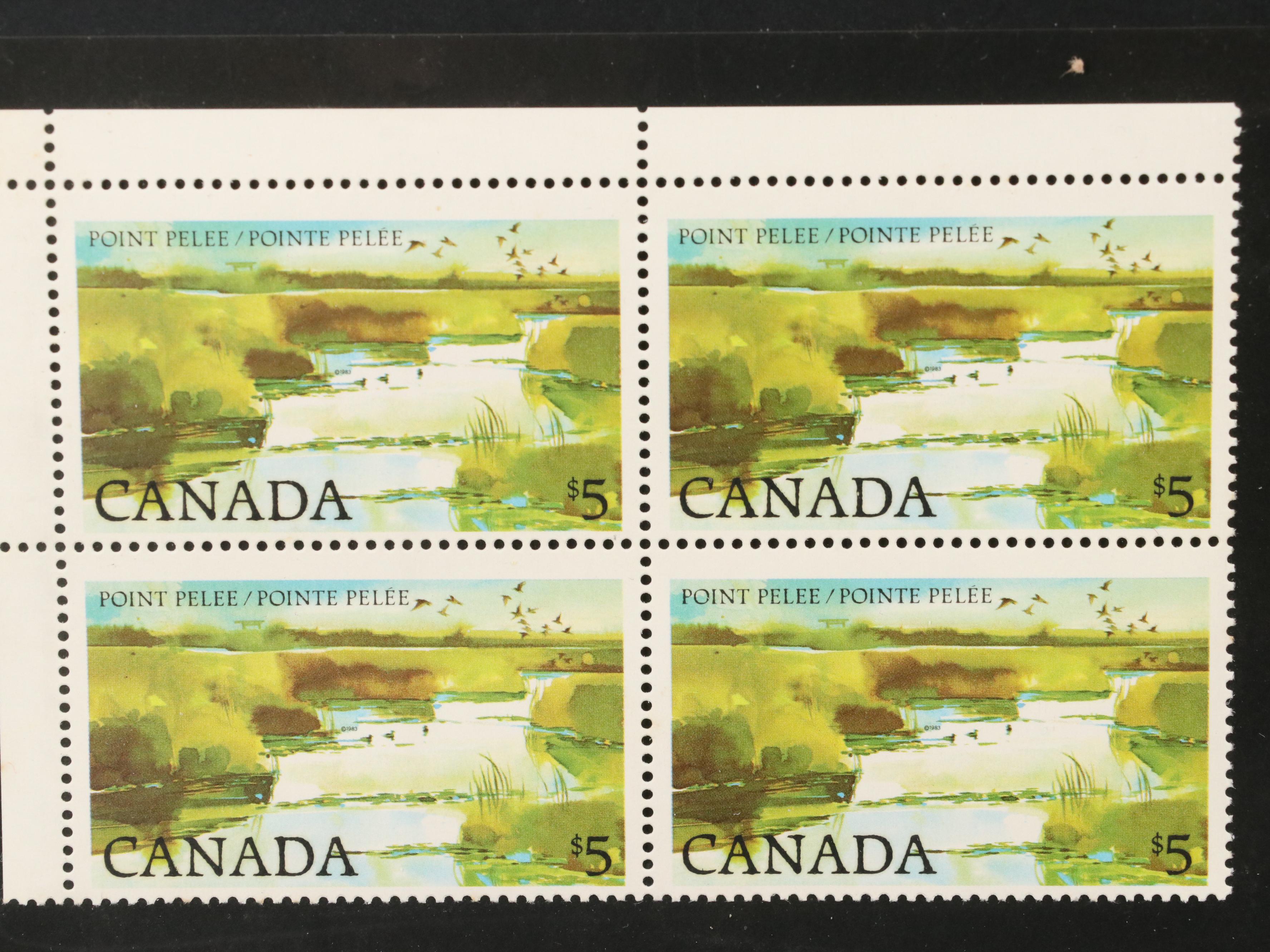 Collection of Mint Condition Canadian Postage Stamps