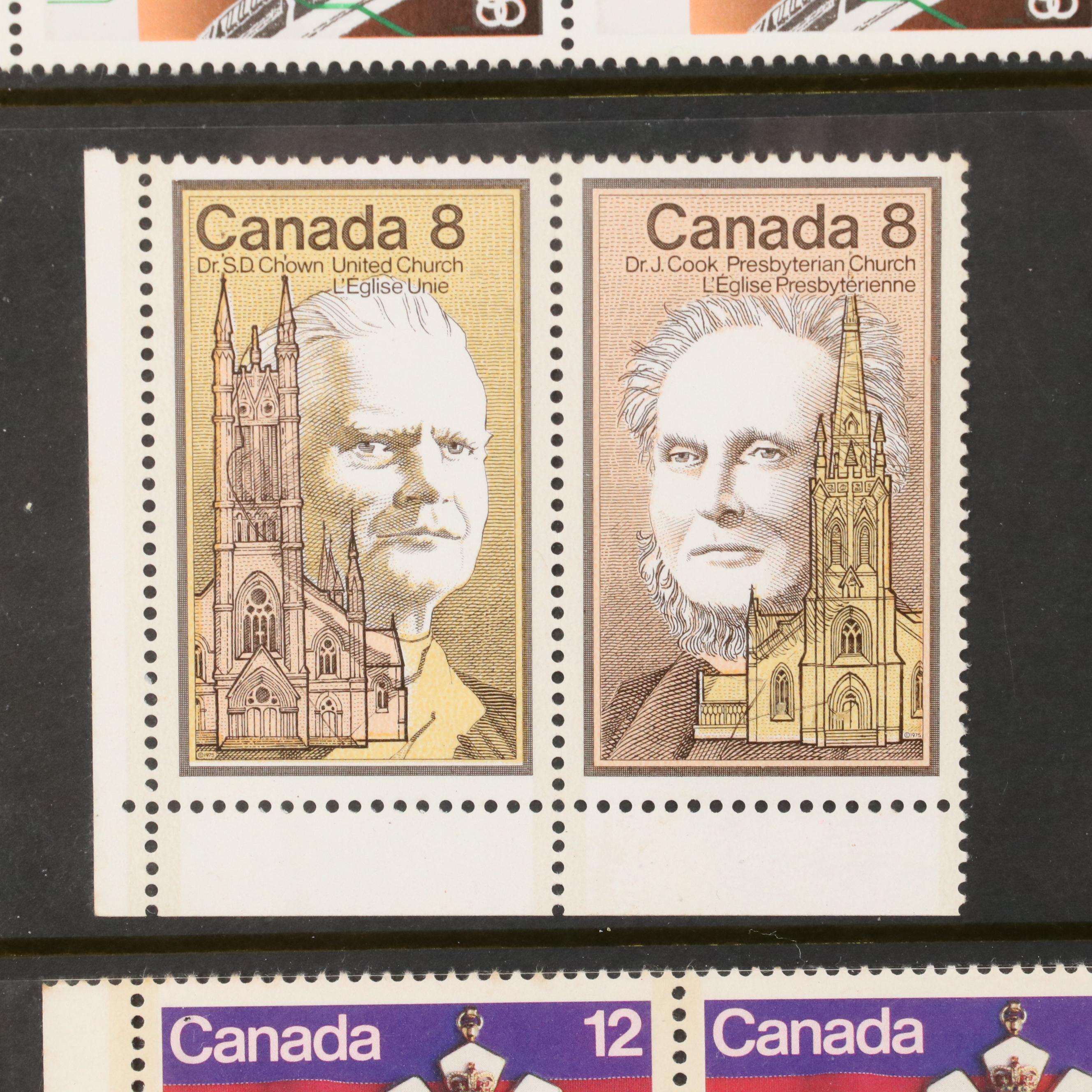 Collection of Mint Condition Canadian Postage Stamps