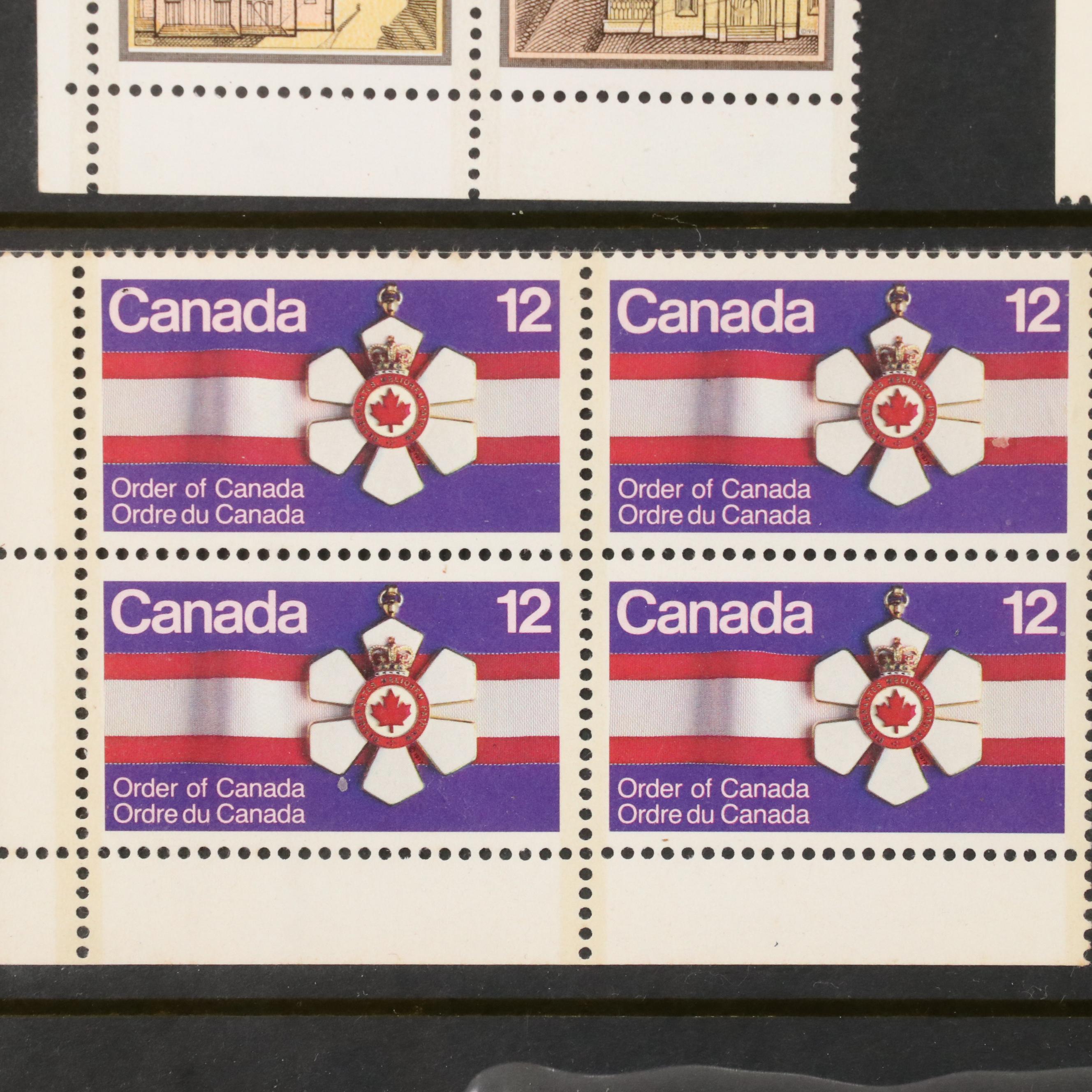 Collection of Mint Condition Canadian Postage Stamps