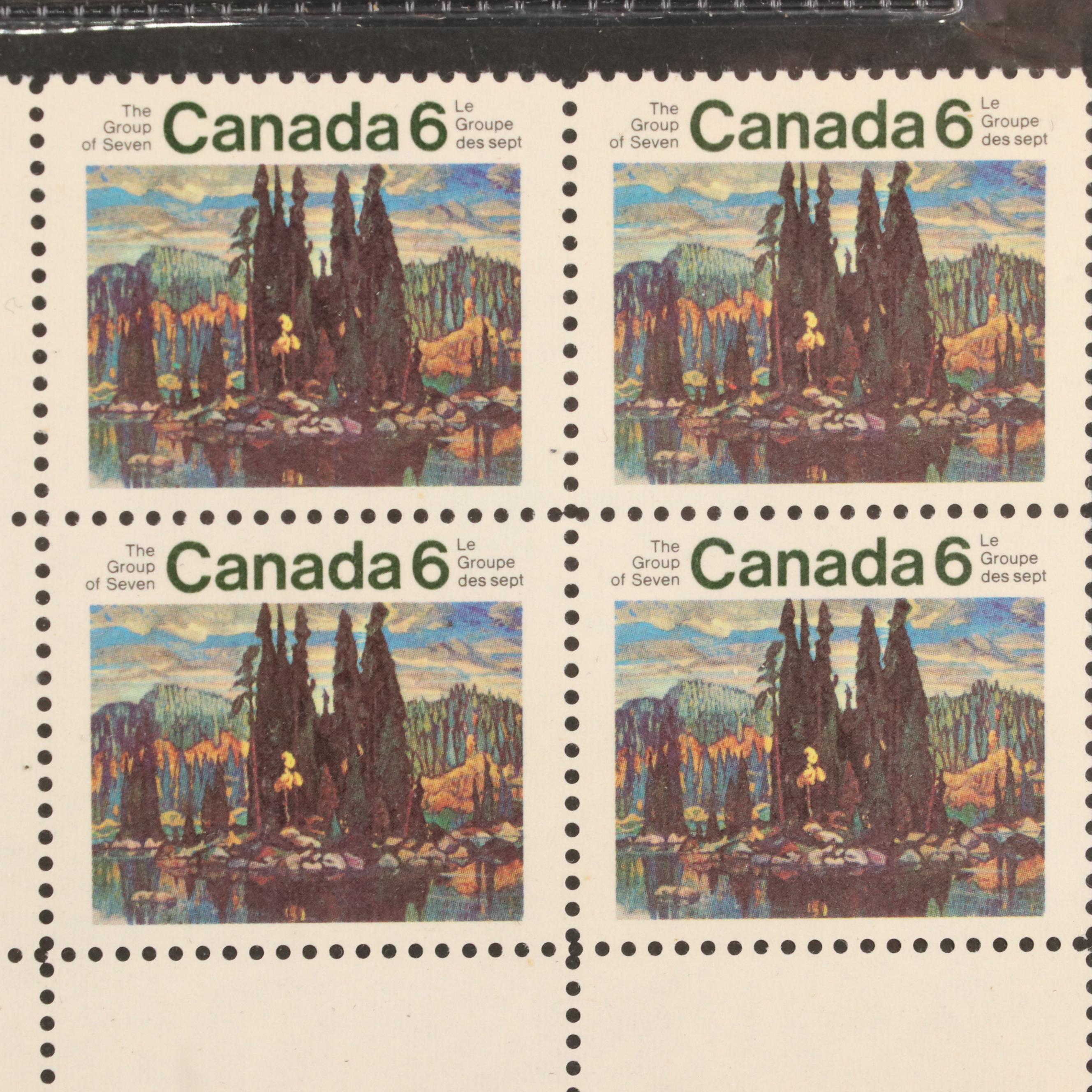 Collection of Mint Condition Canadian Postage Stamps
