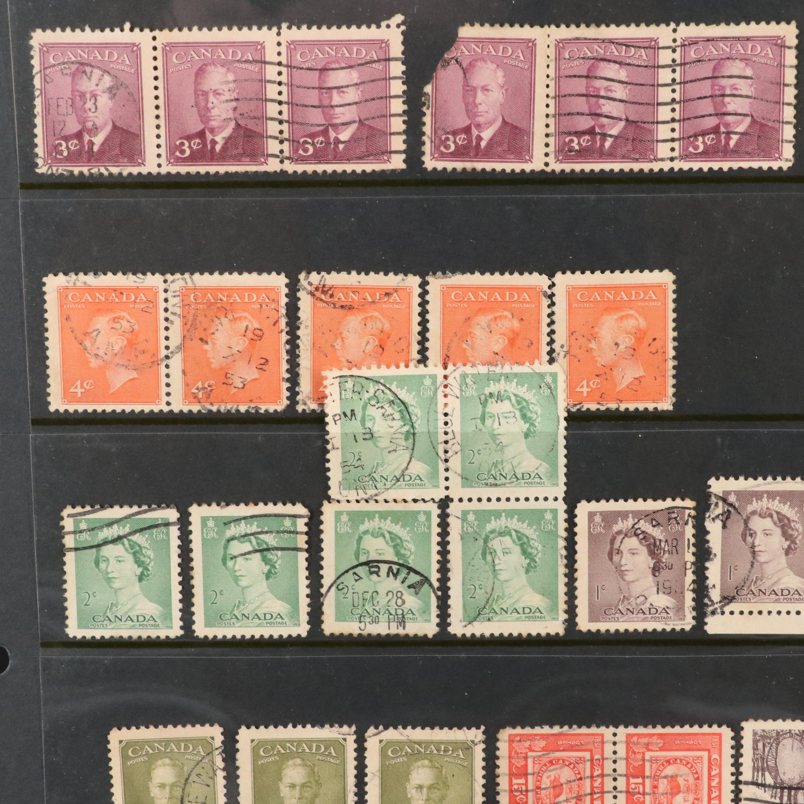 Collection of Mint Condition Canadian Postage Stamps