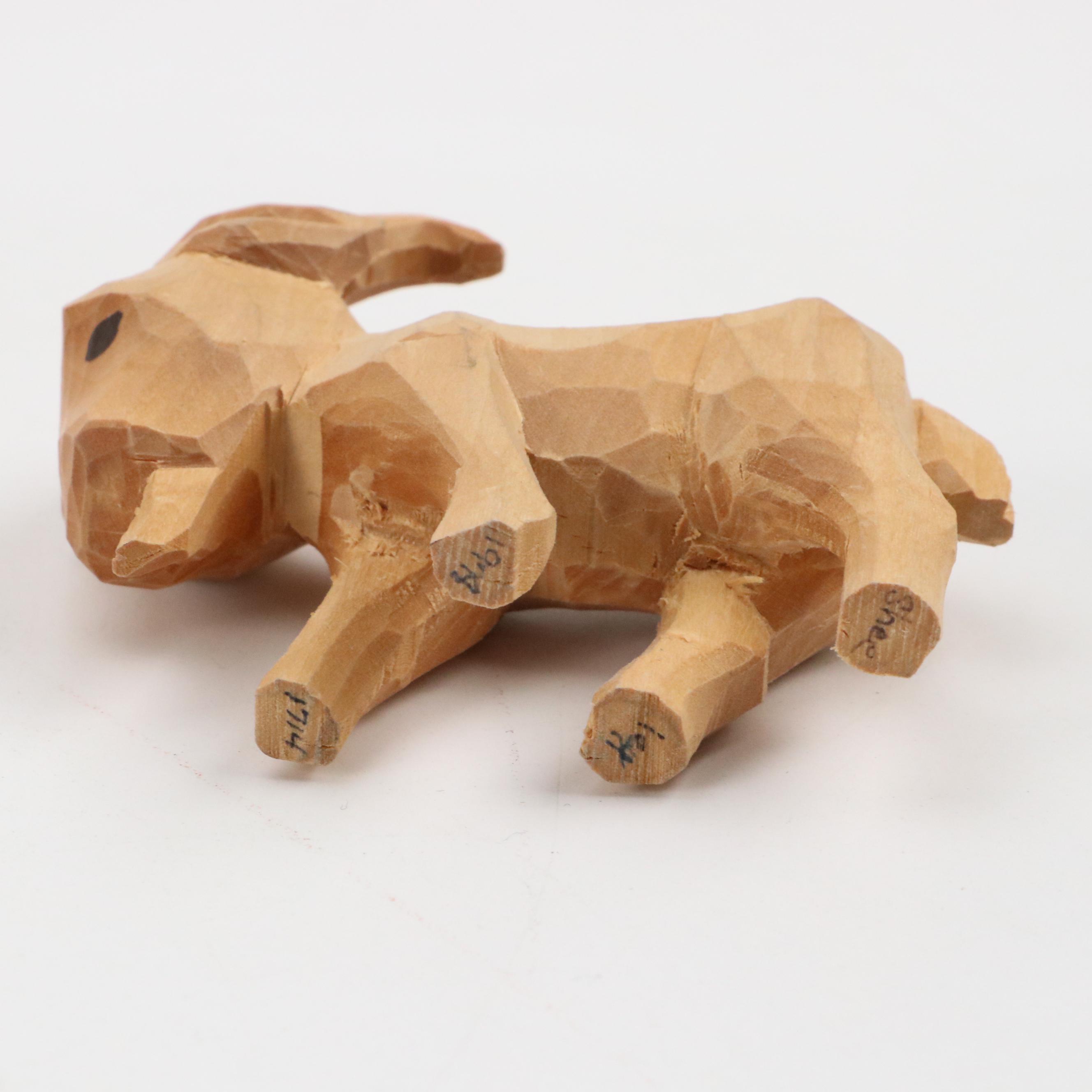 Folk Art Billy Goat Ornaments, Toys and Figurines