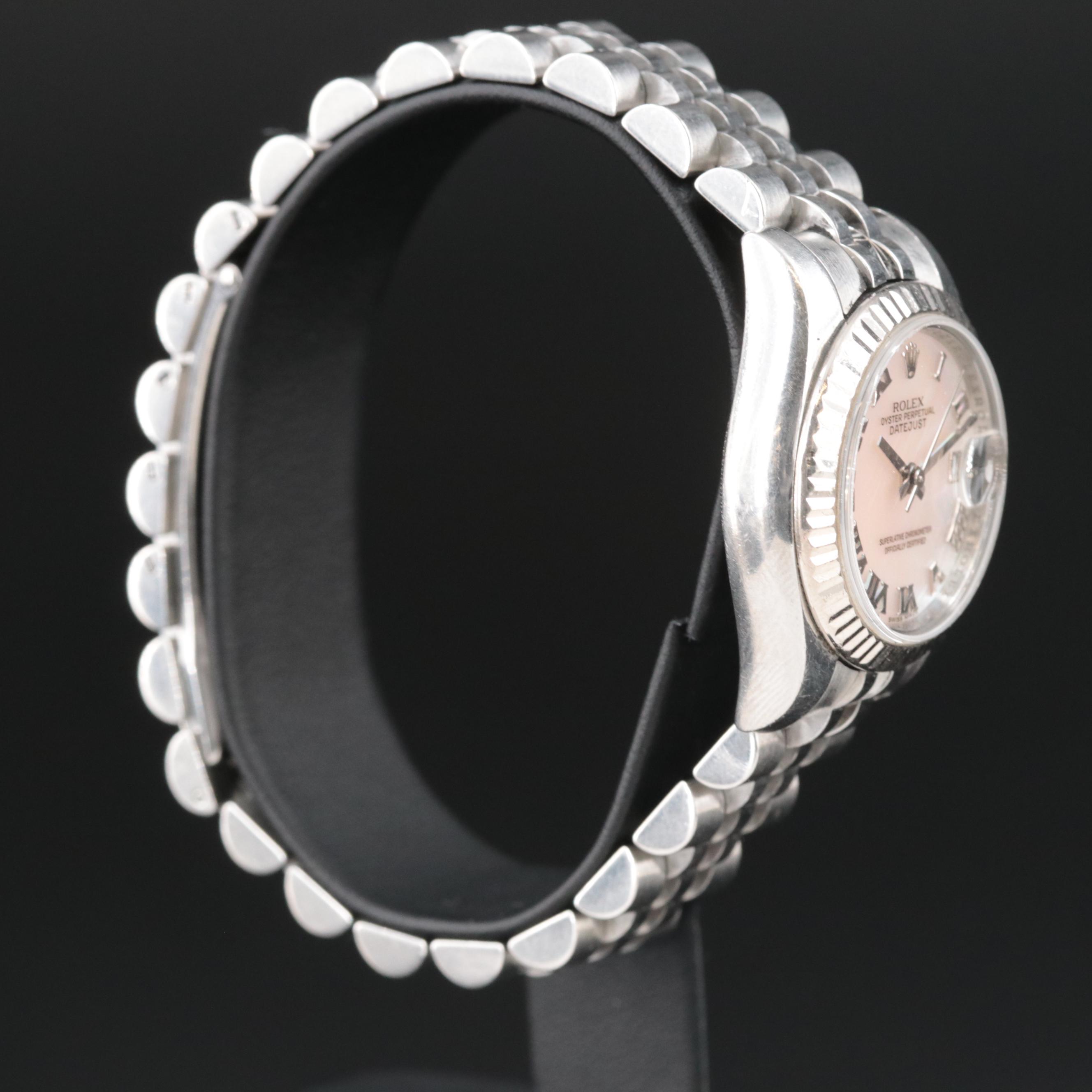 2006 Rolex Mother-of-Pearl Roman Dial Datejust Watch